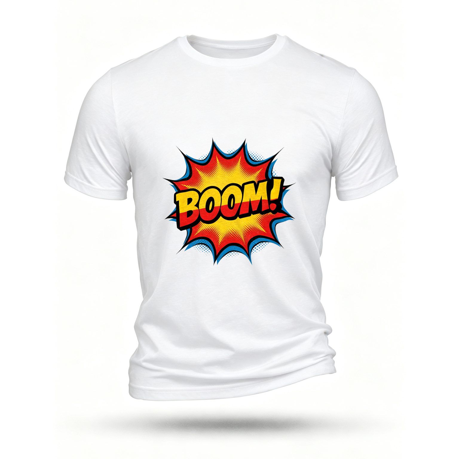 White T-shirt, front print