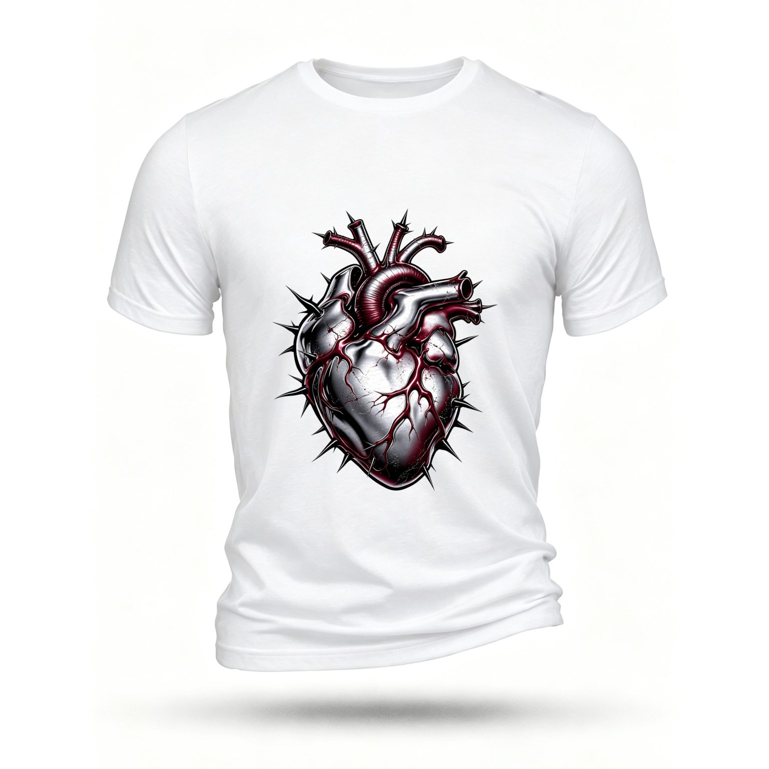 White T-shirt, front print