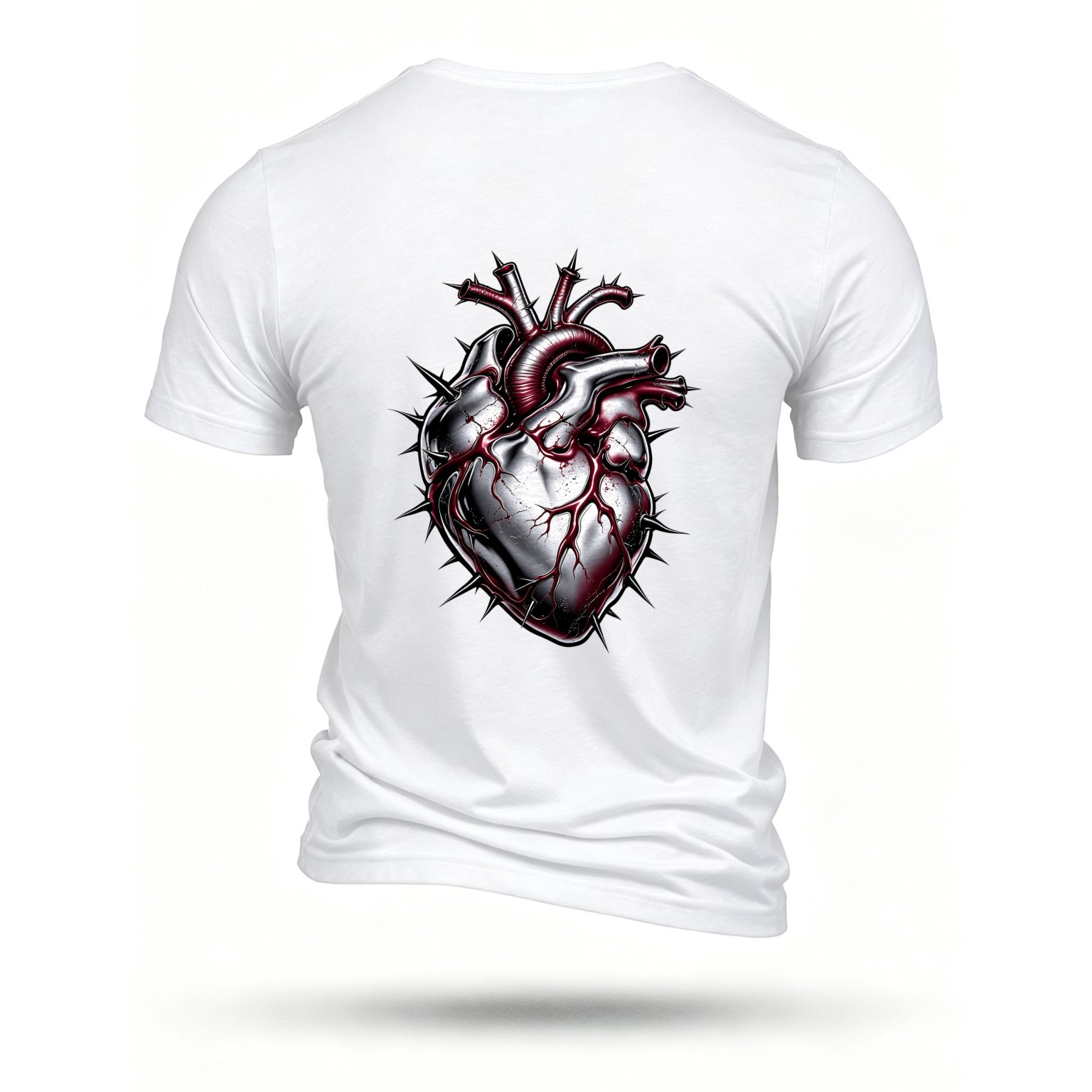 White T-shirt, back print