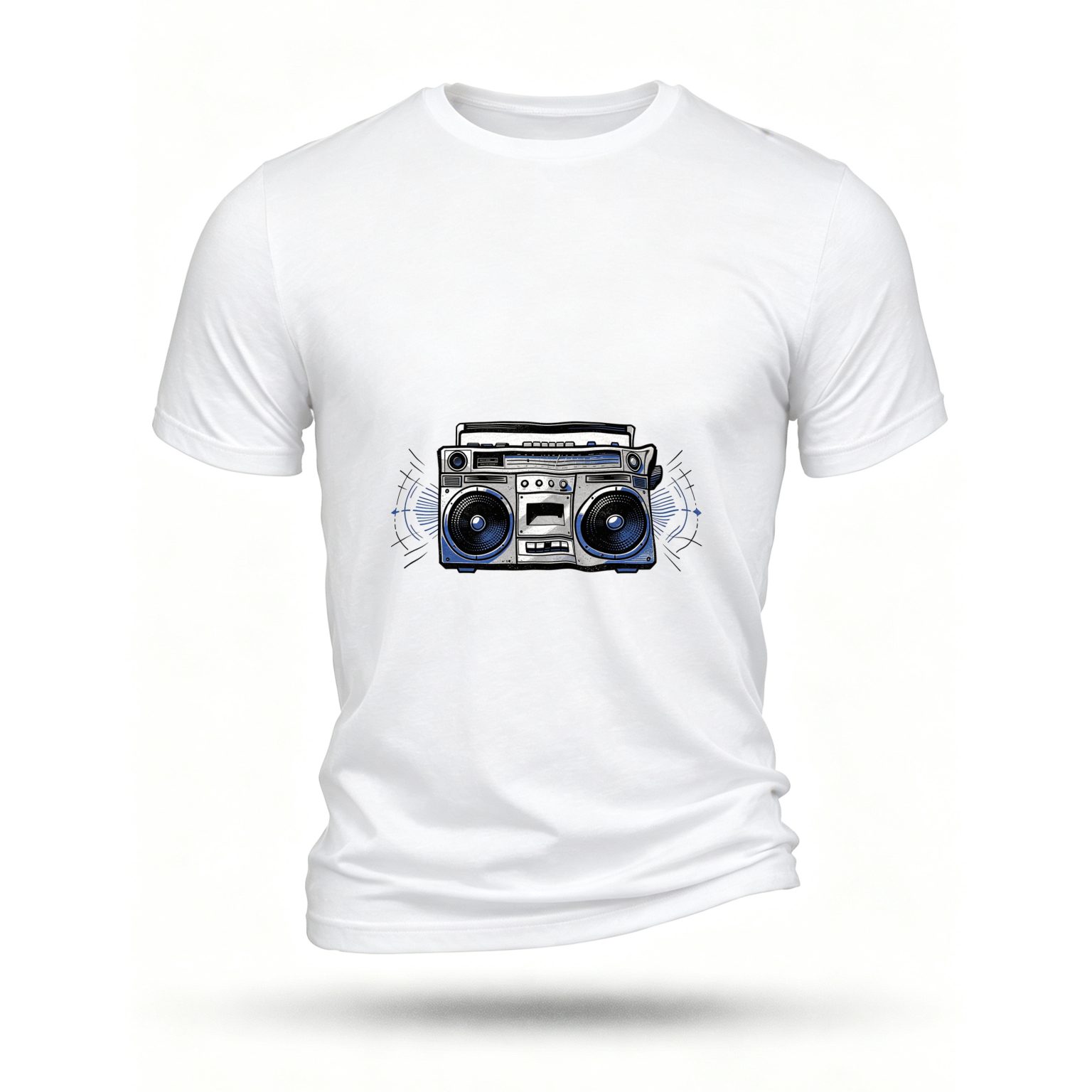 White T-shirt, front print