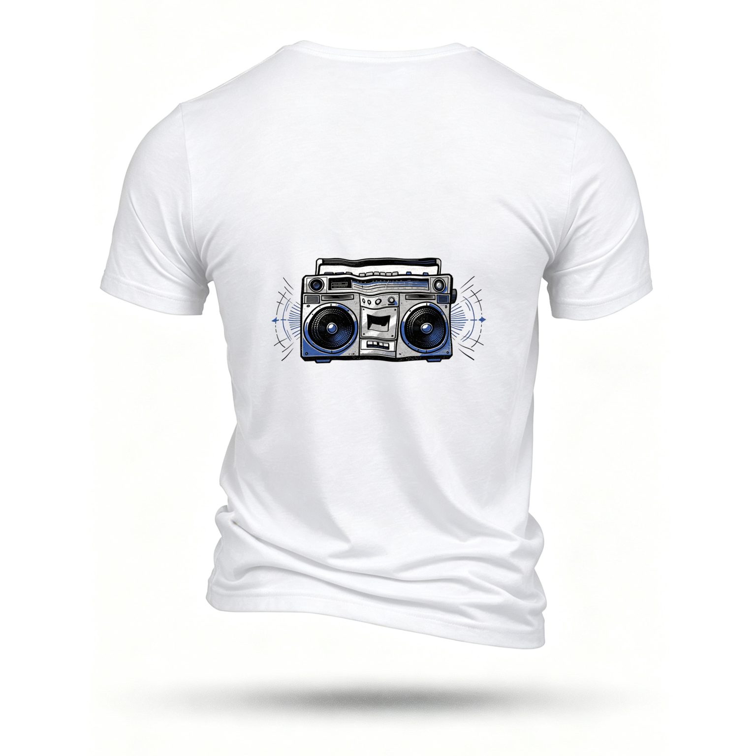 White T-shirt, back print