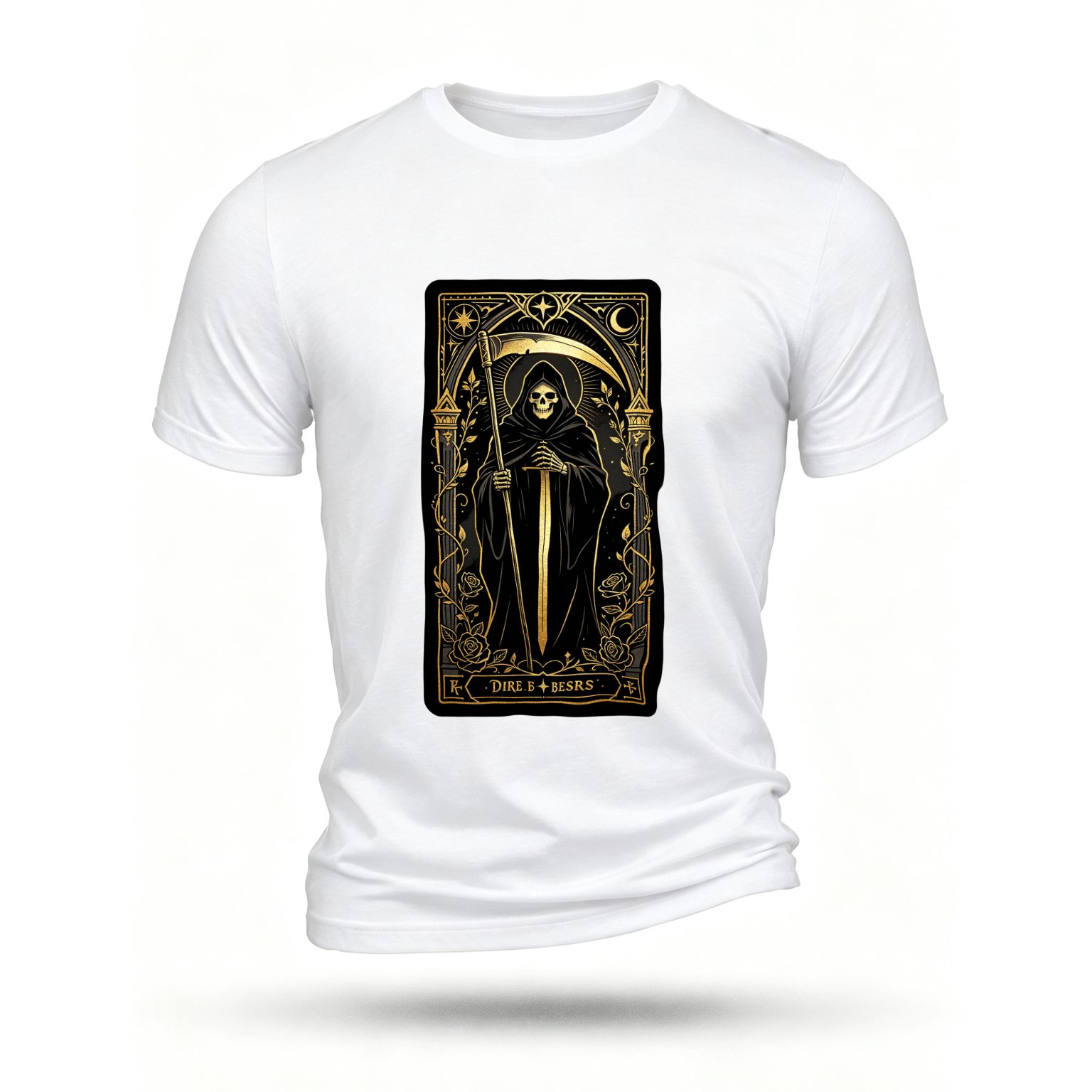 White T-shirt, front print