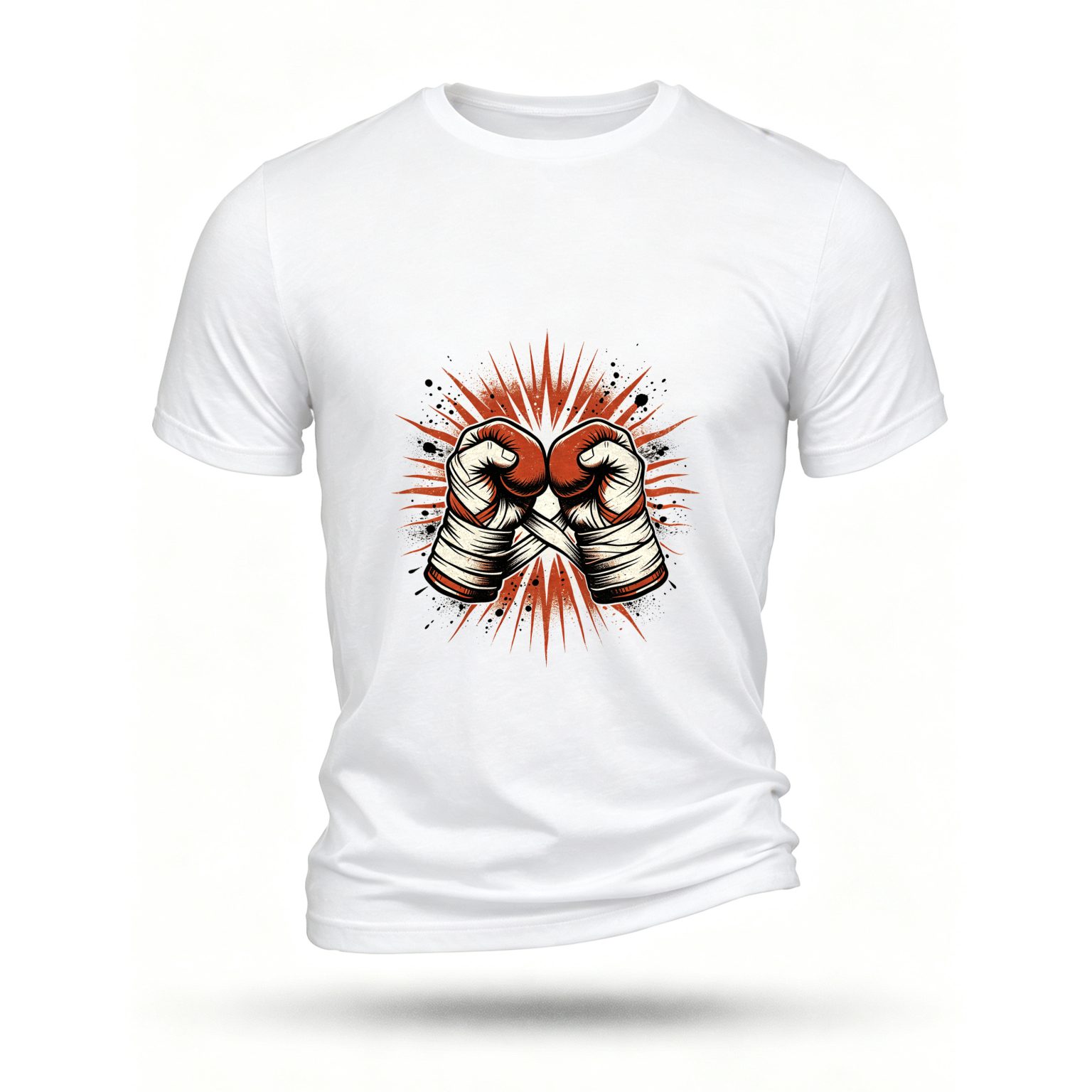 White T-shirt, front print