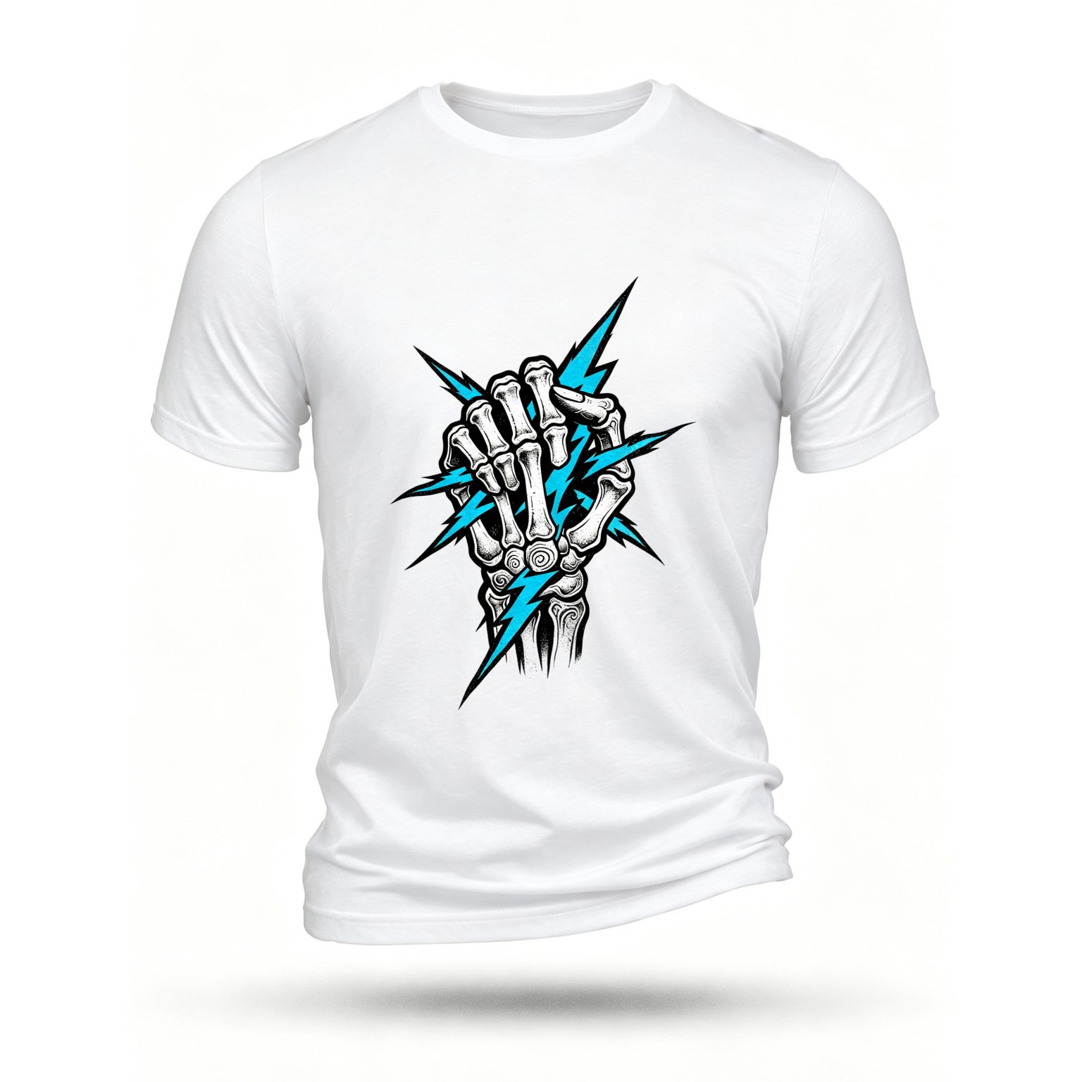 White T-shirt, front print