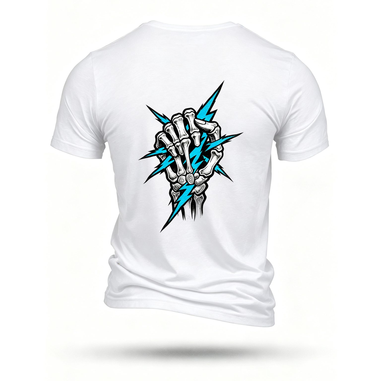 White T-shirt, back print