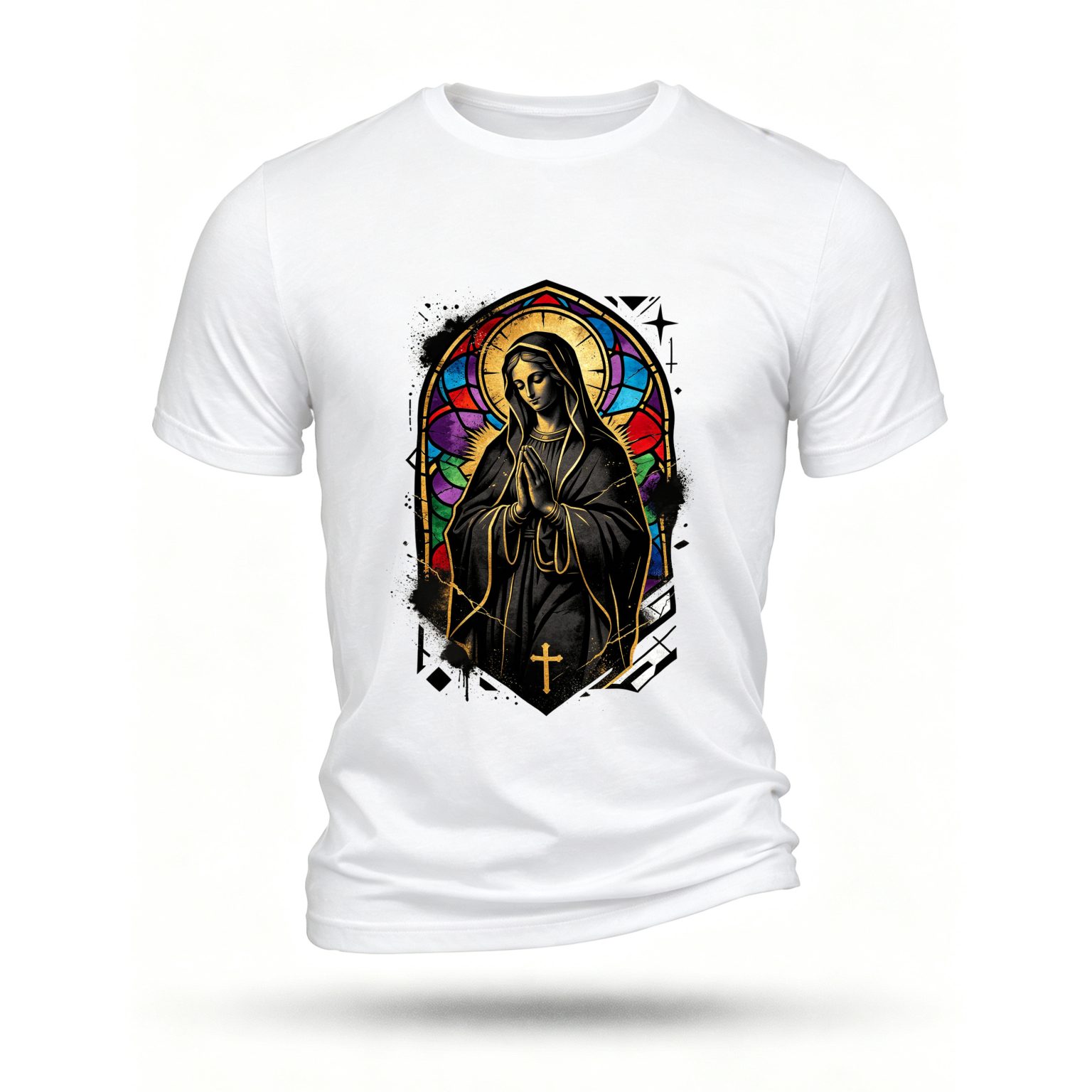 White T-shirt, front print