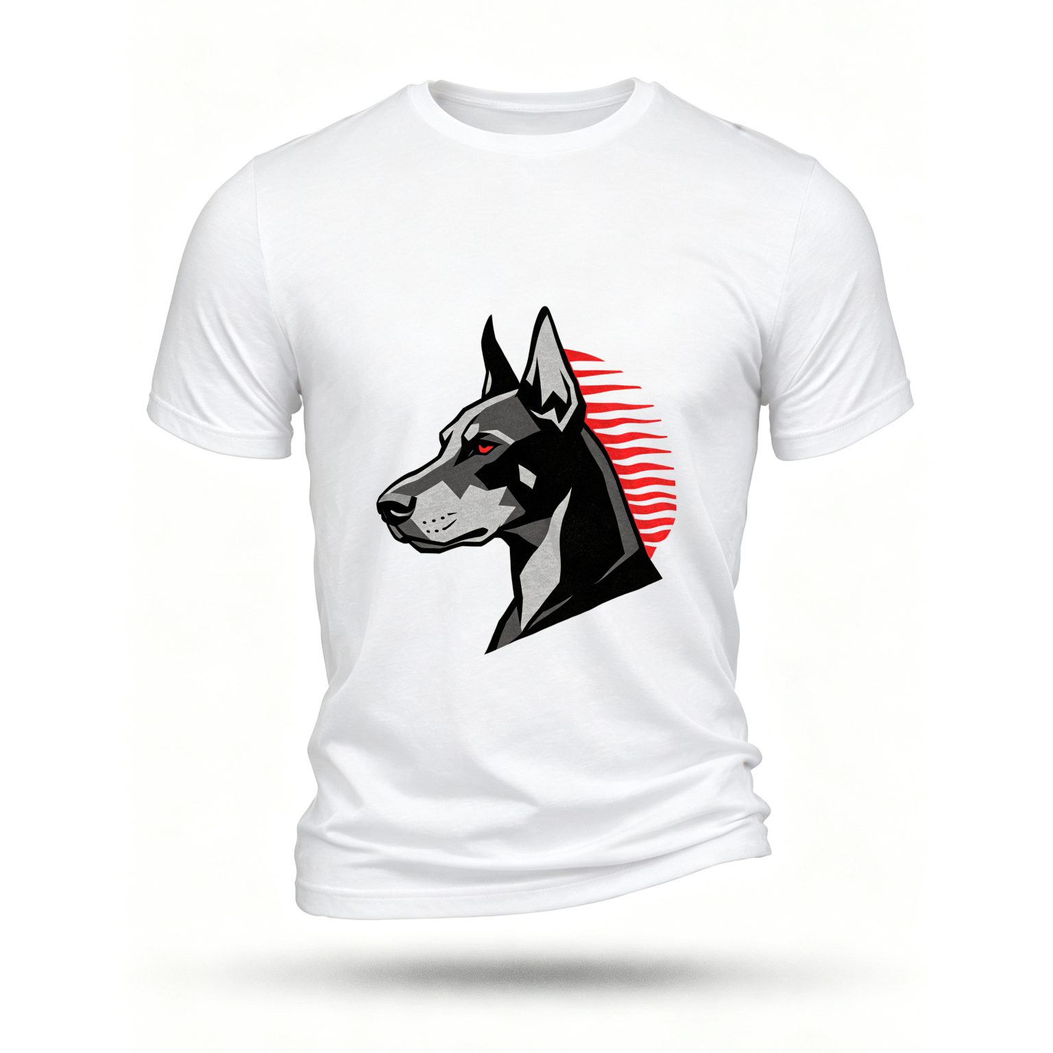 White T-shirt, front print