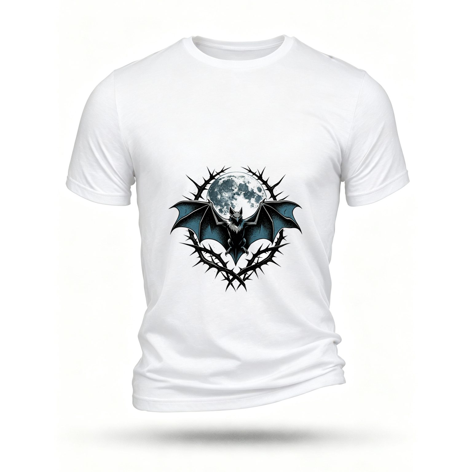 White T-shirt, front print