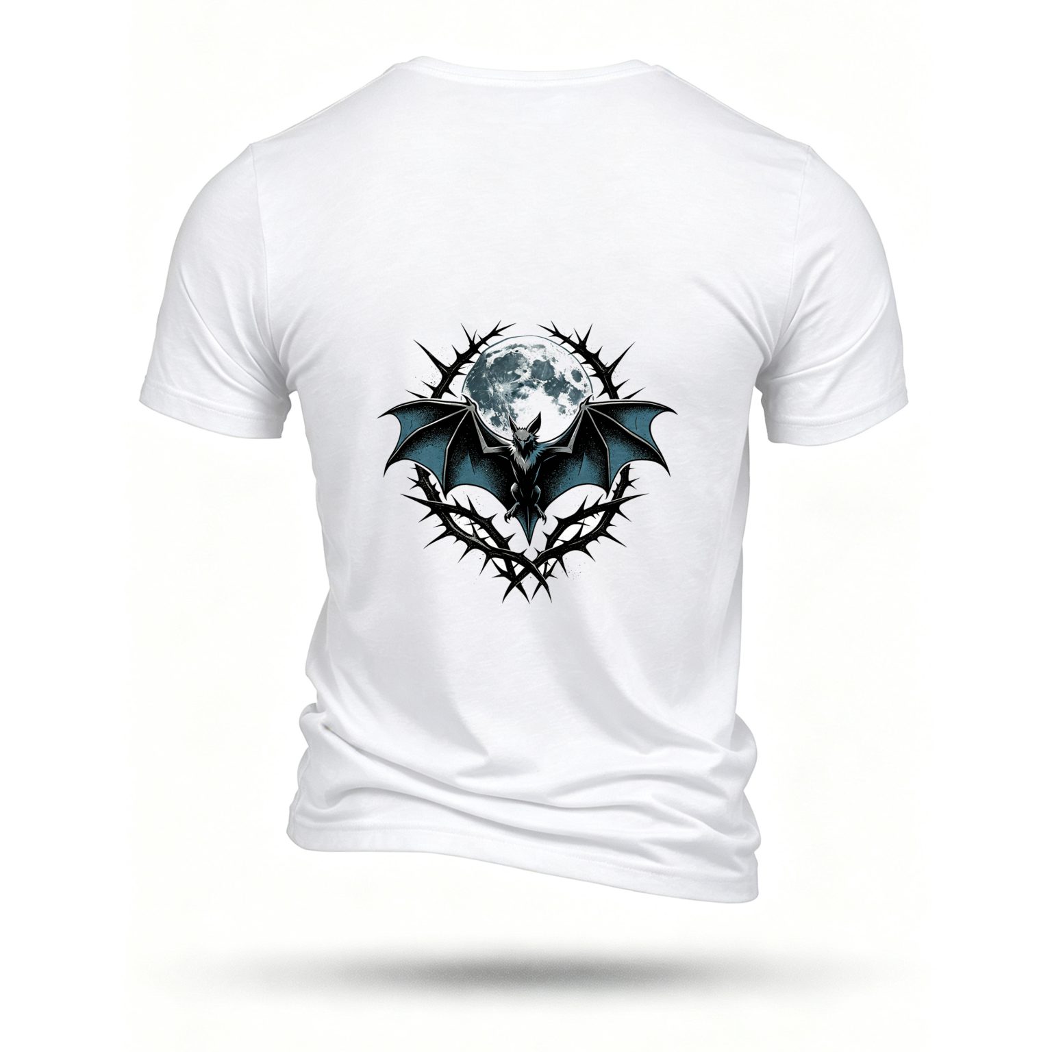 White T-shirt, back print