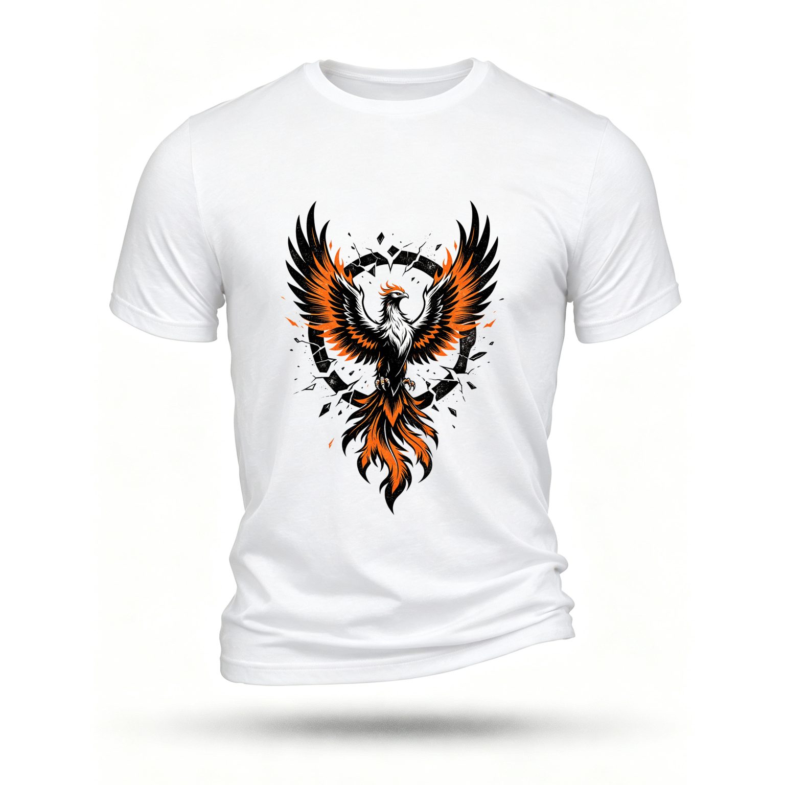 White T-shirt, front print