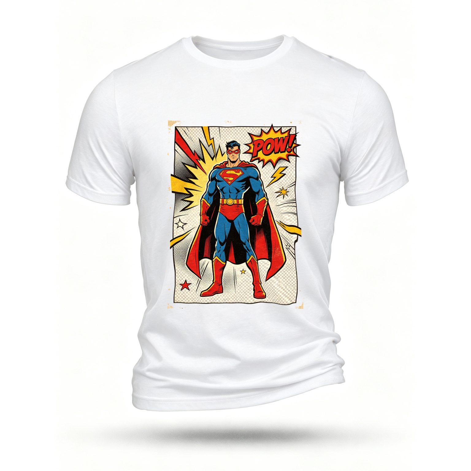 White T-shirt, front print