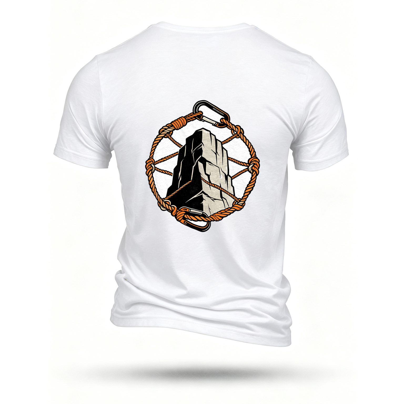 White T-shirt, back print