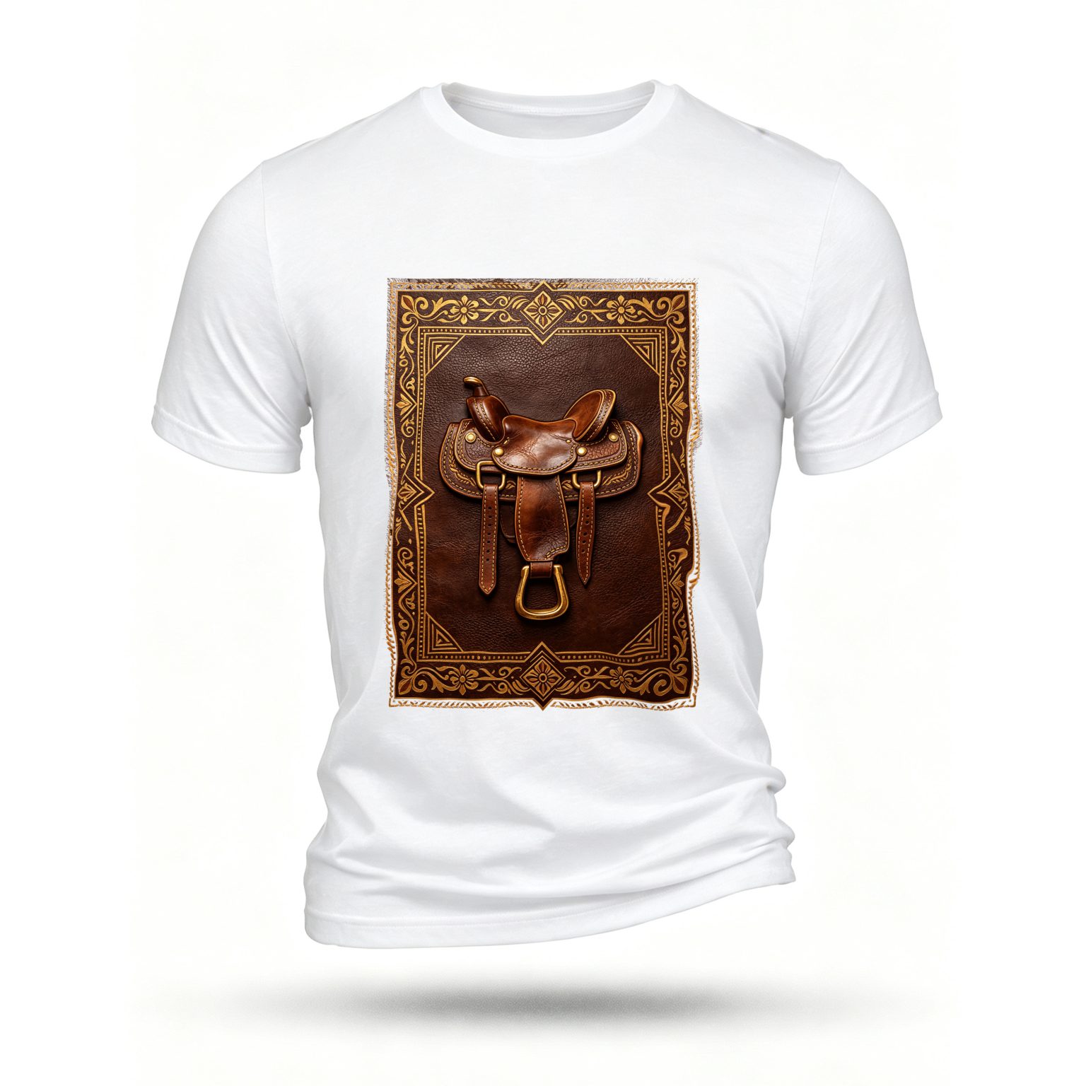White T-shirt, front print
