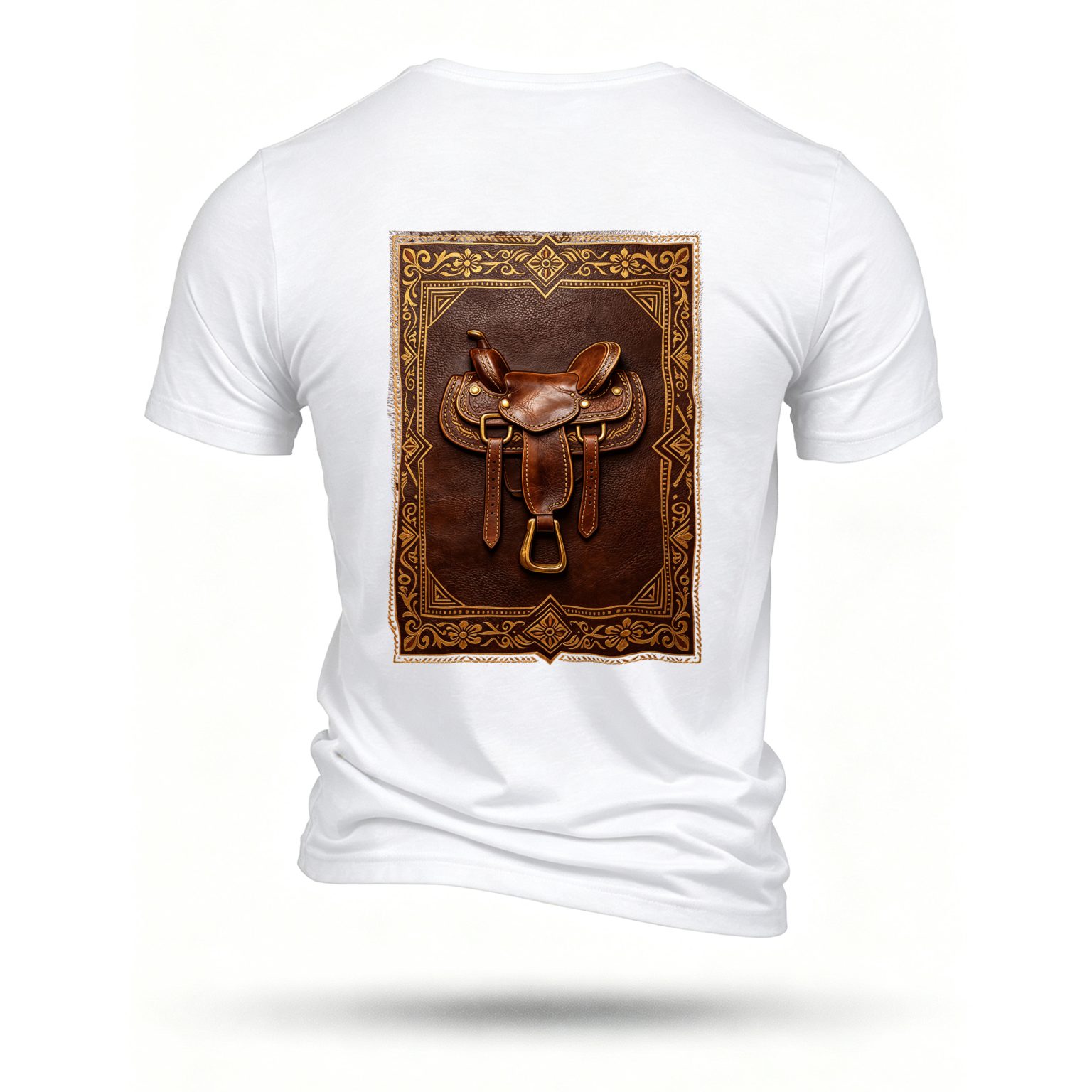 White T-shirt, back print