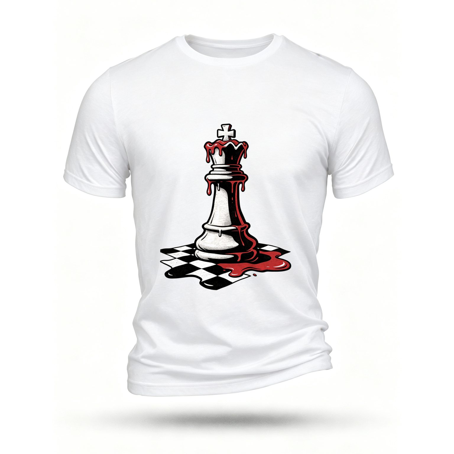 White T-shirt, front print