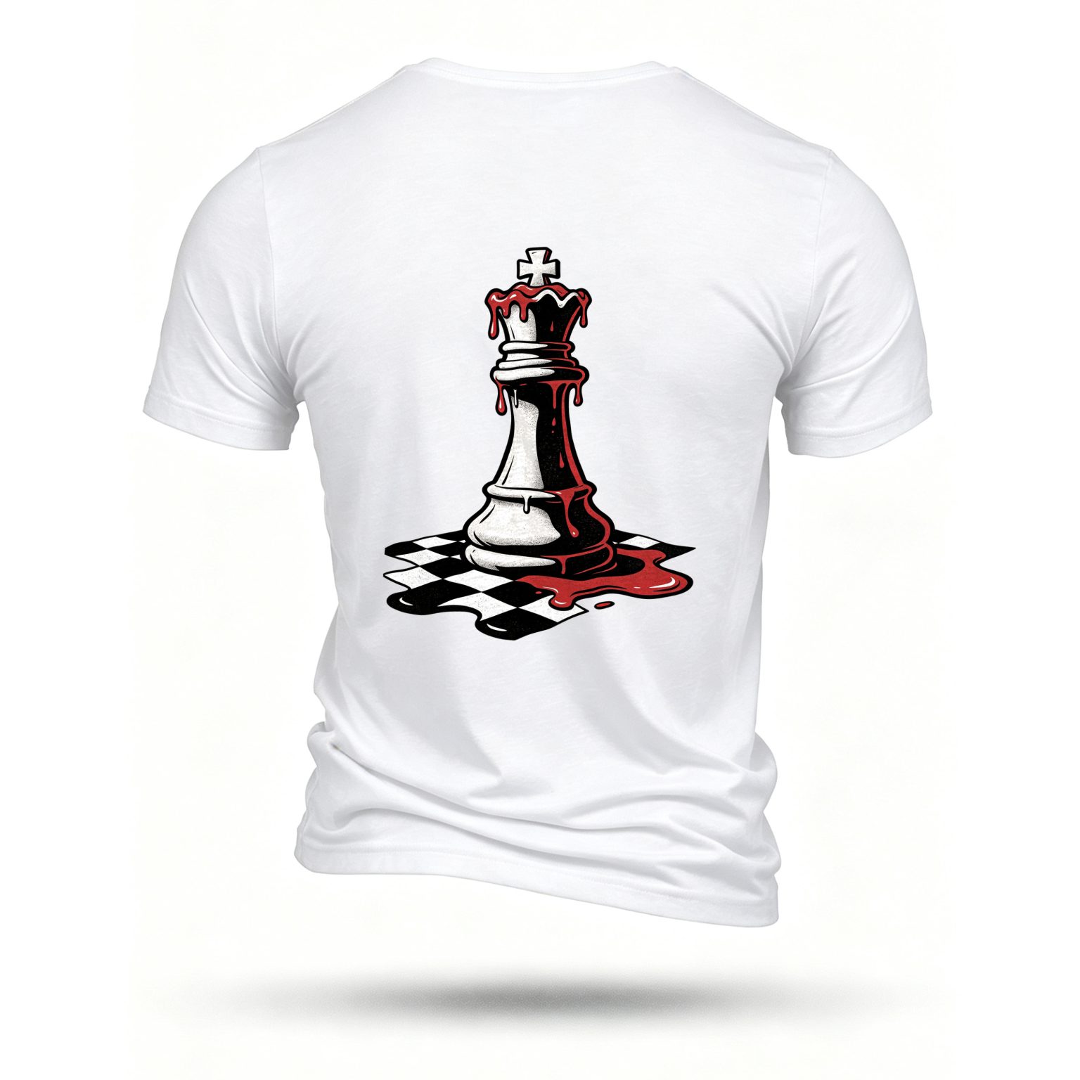 White T-shirt, back print