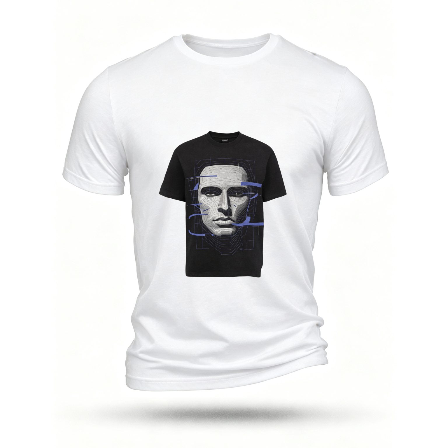 White T-shirt, front print