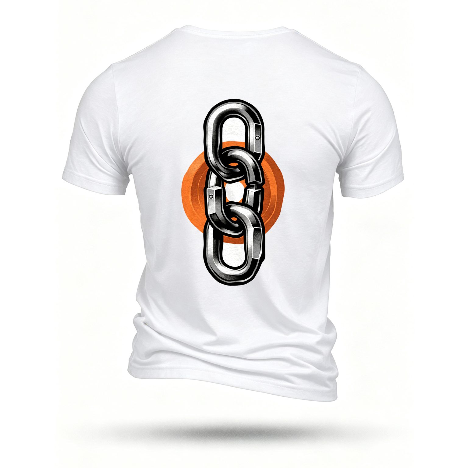 White T-shirt, back print