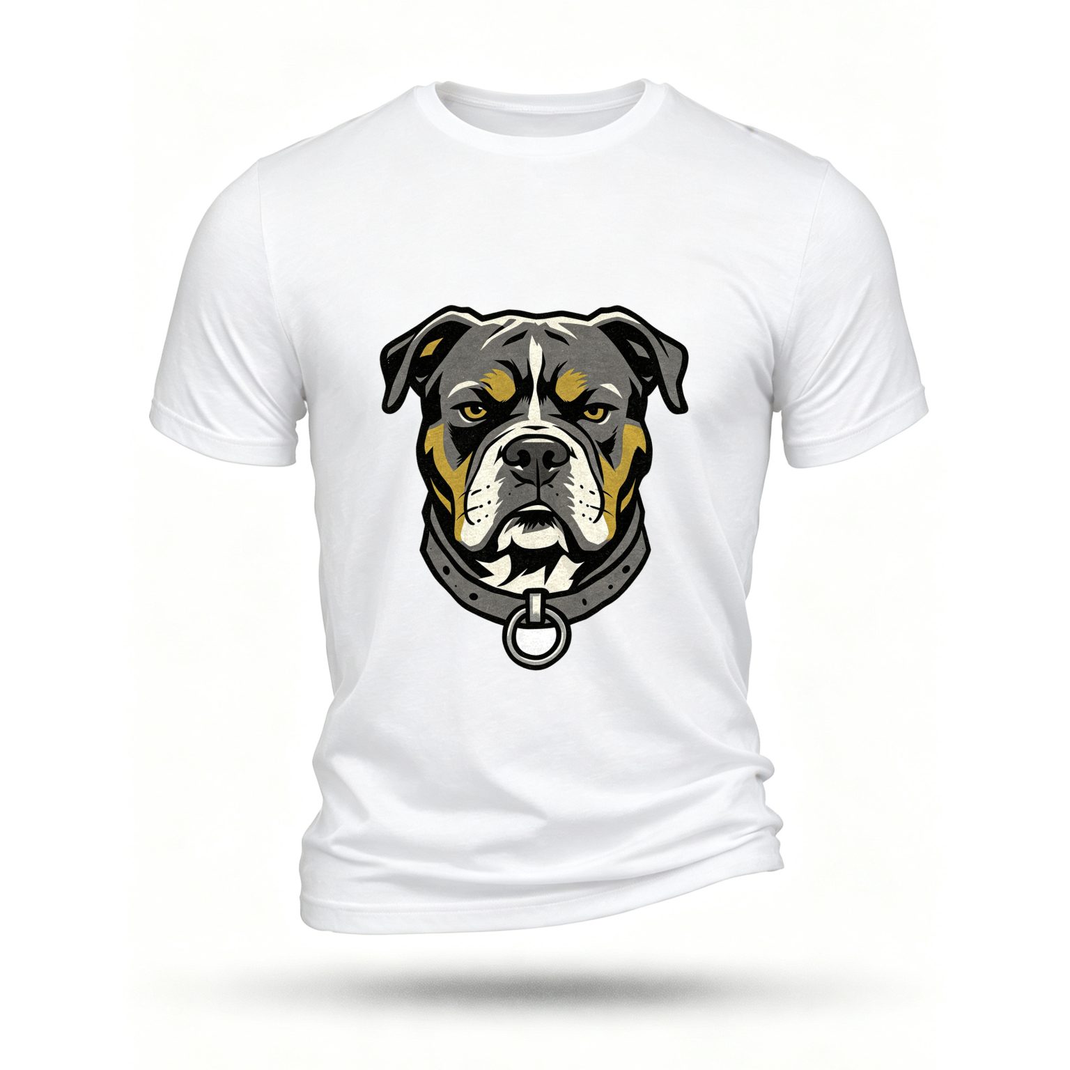 White T-shirt, front print