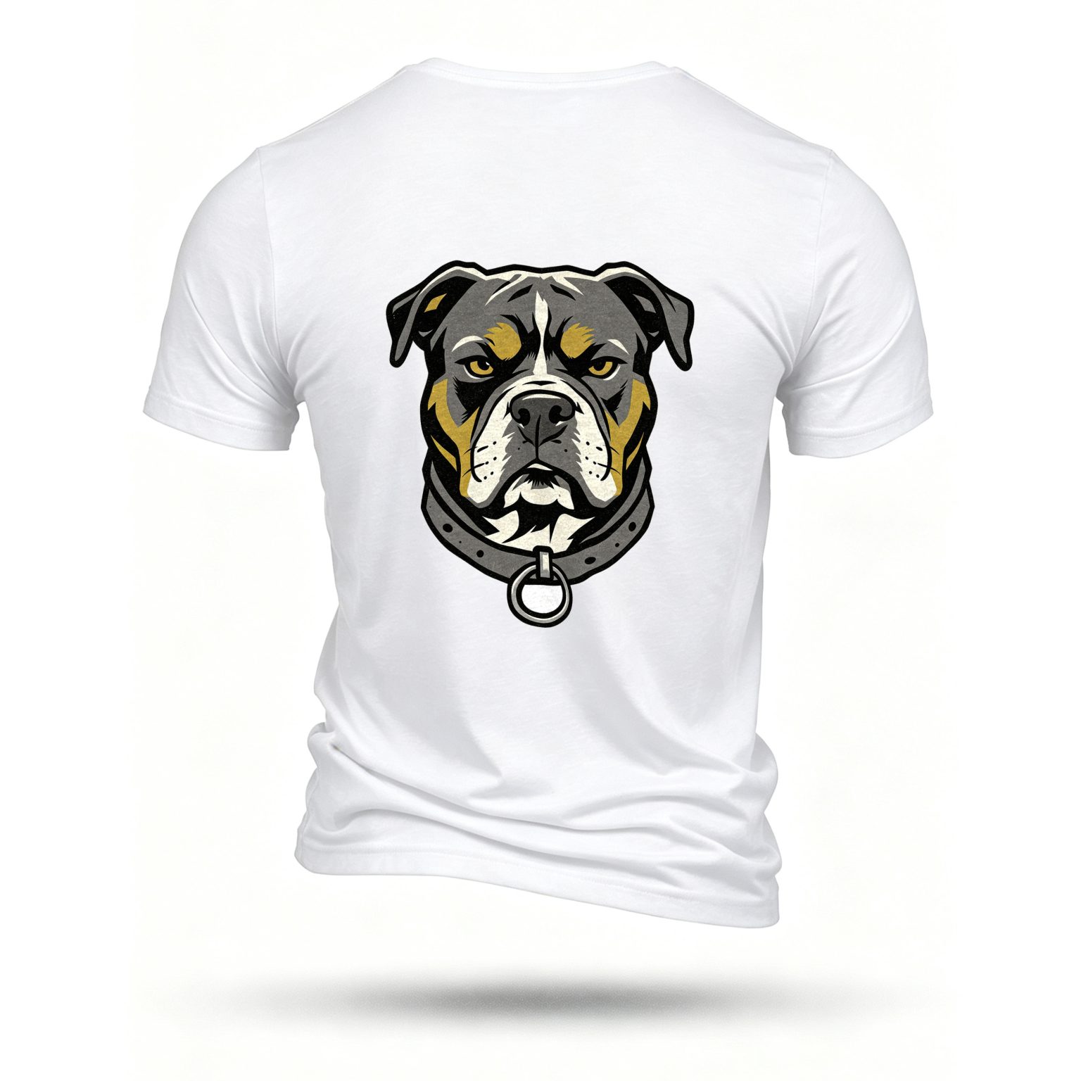 White T-shirt, back print