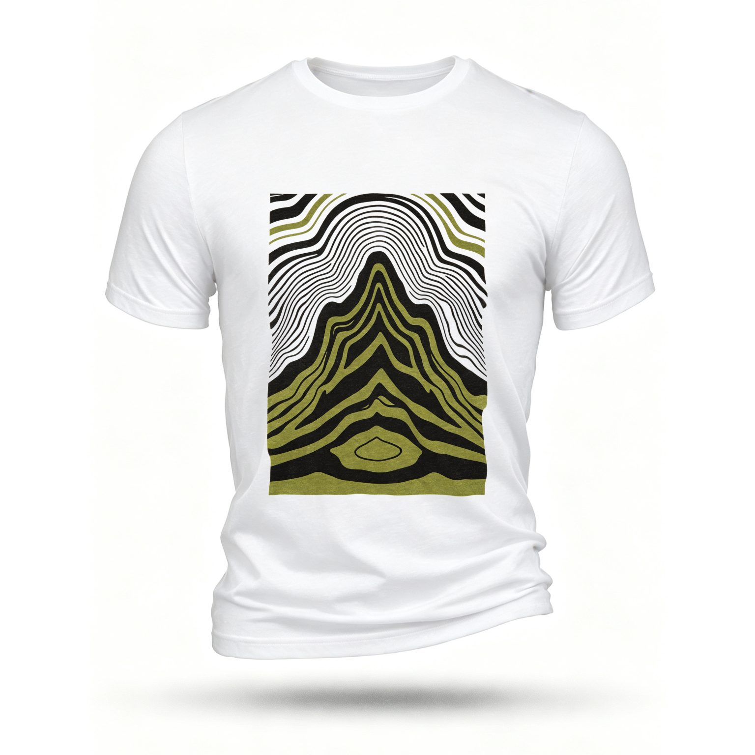 White T-shirt, front print