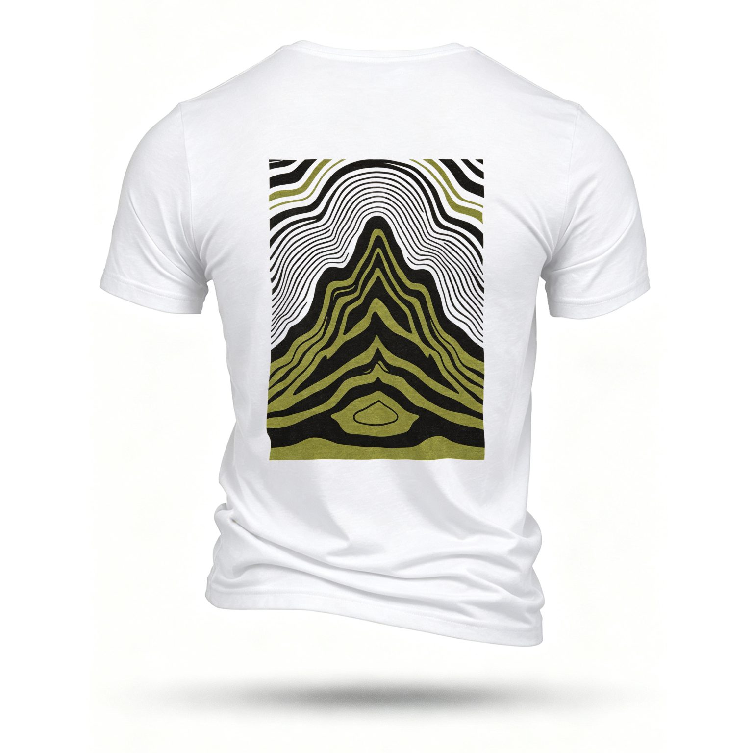 White T-shirt, back print