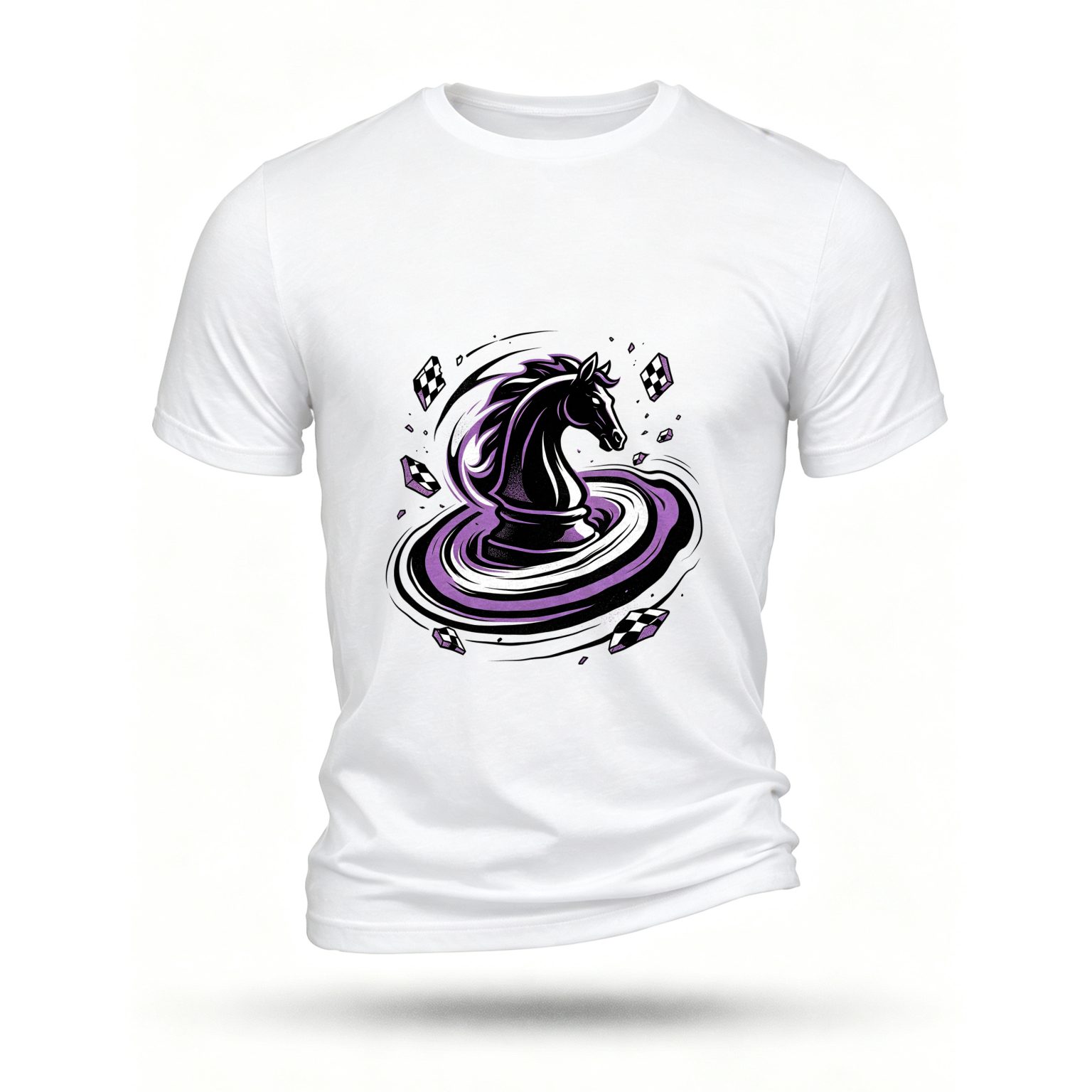 White T-shirt, front print