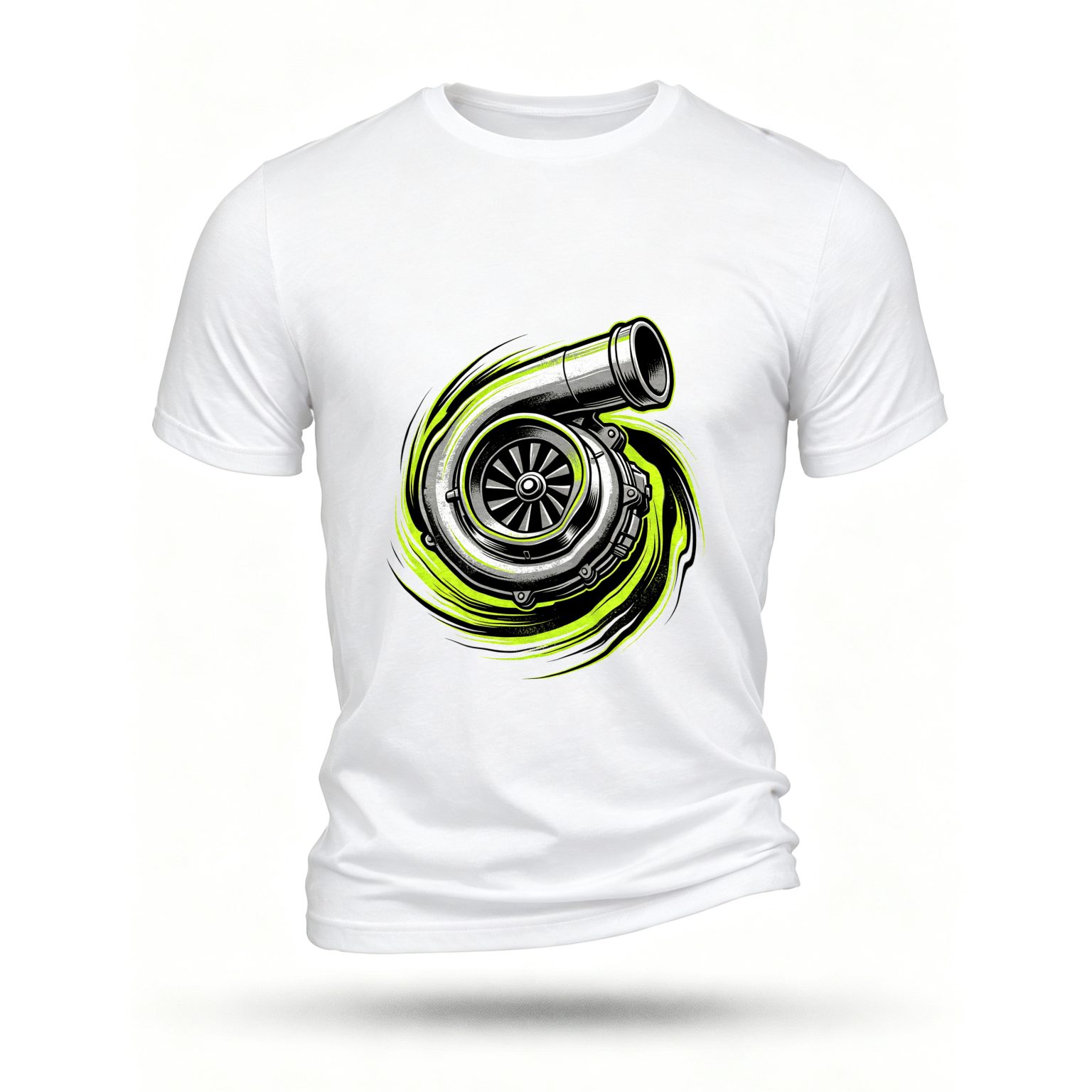 White T-shirt, front print