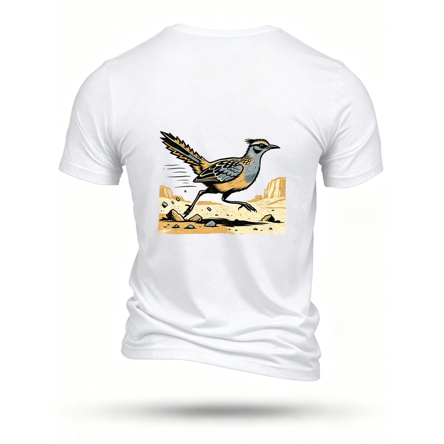 White T-shirt, back print