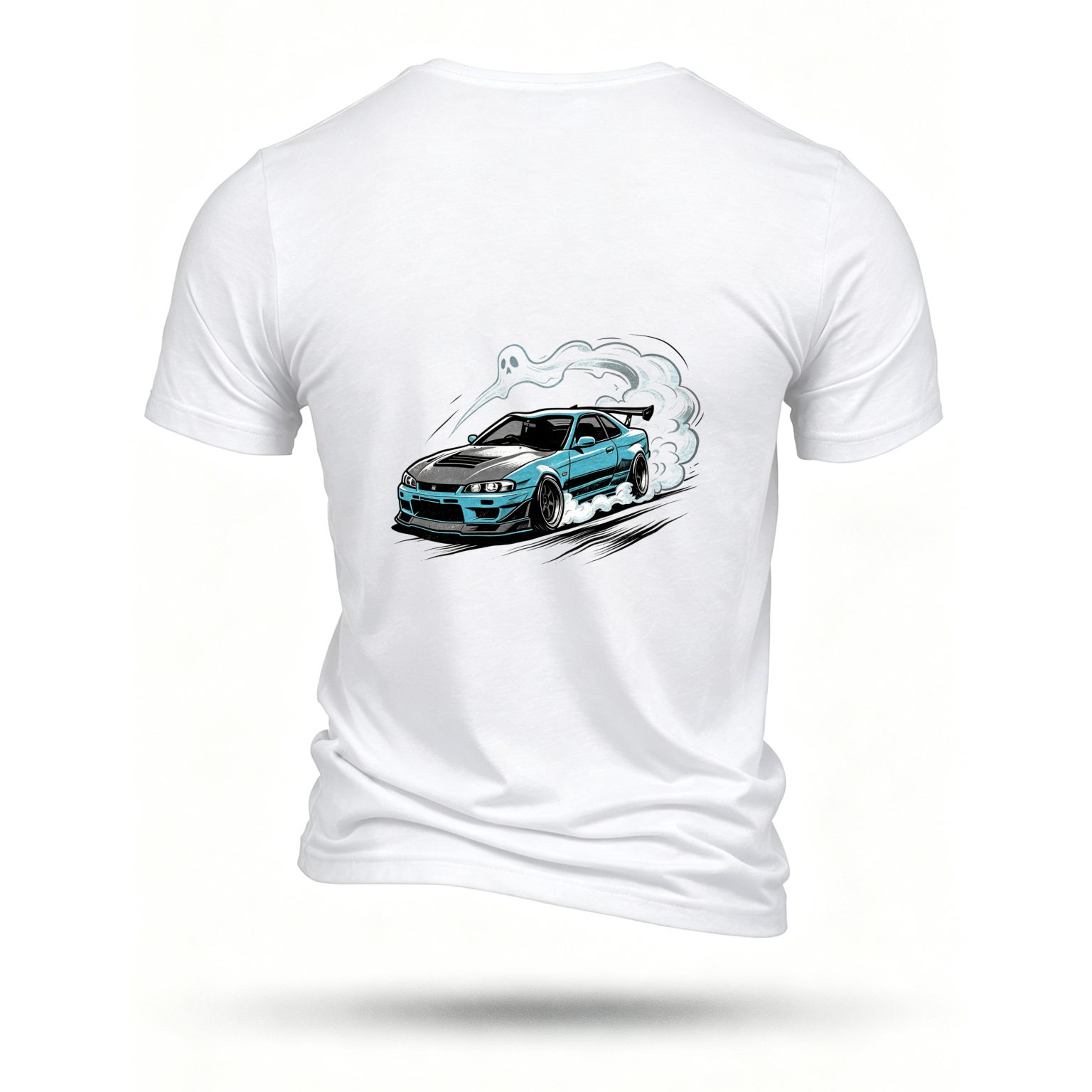 White T-shirt, back print