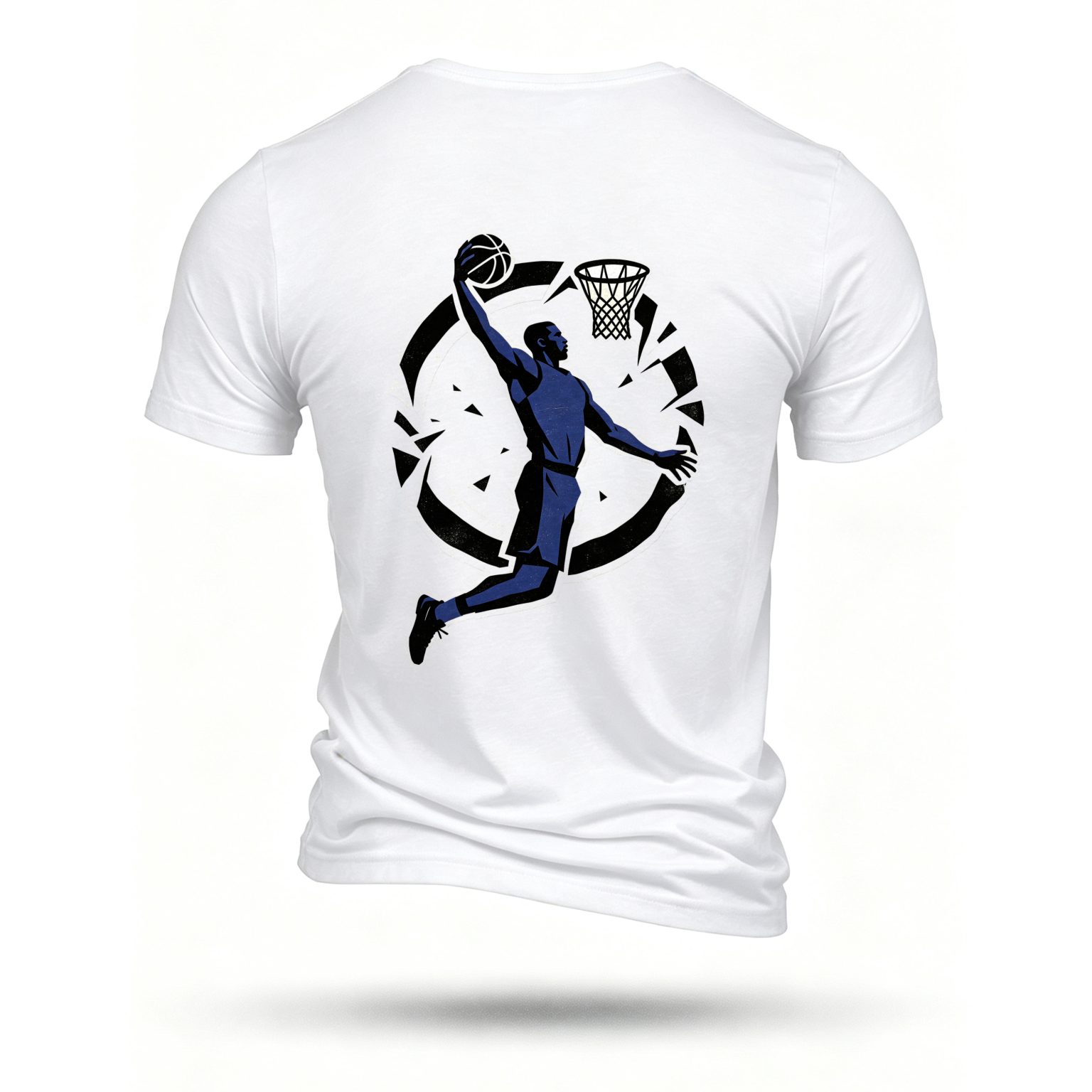 White T-shirt, back print