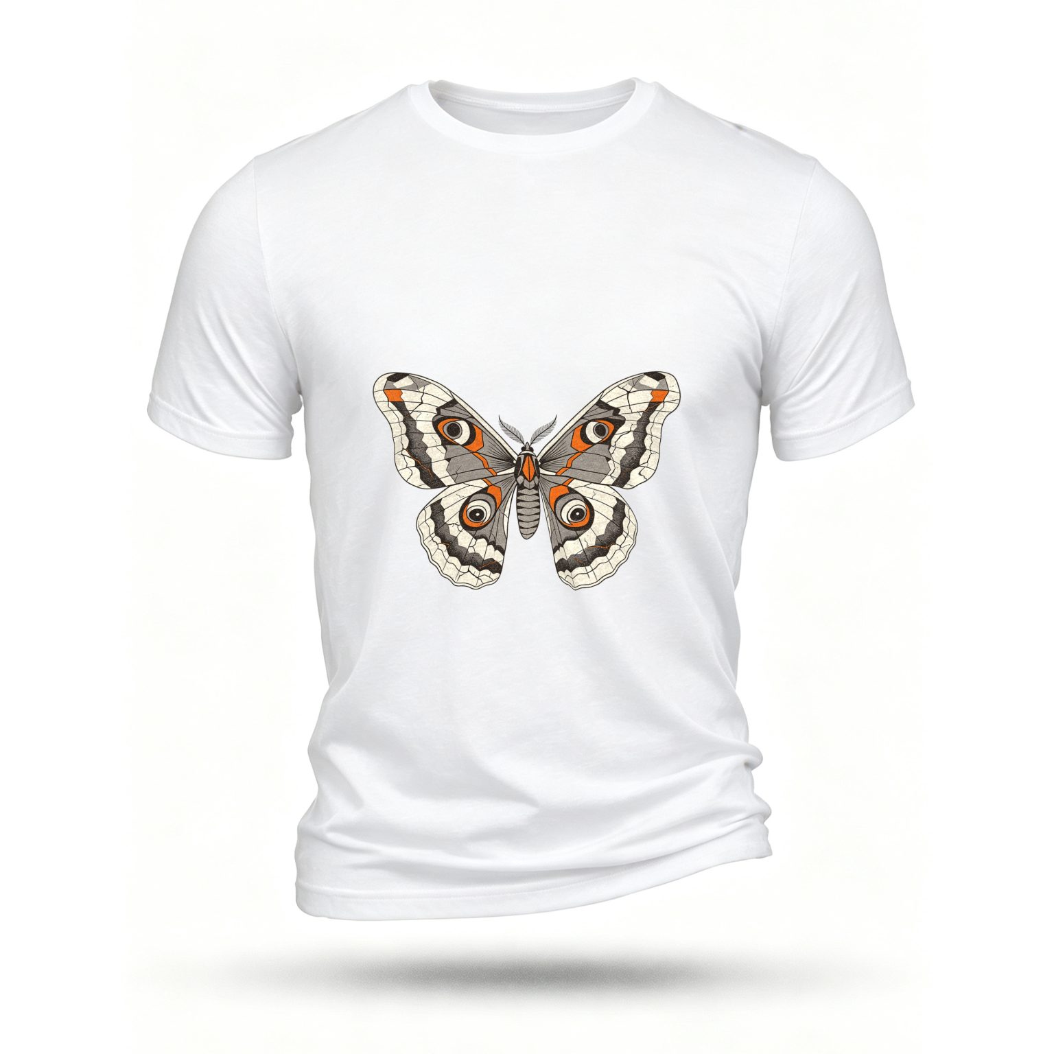 White T-shirt, front print