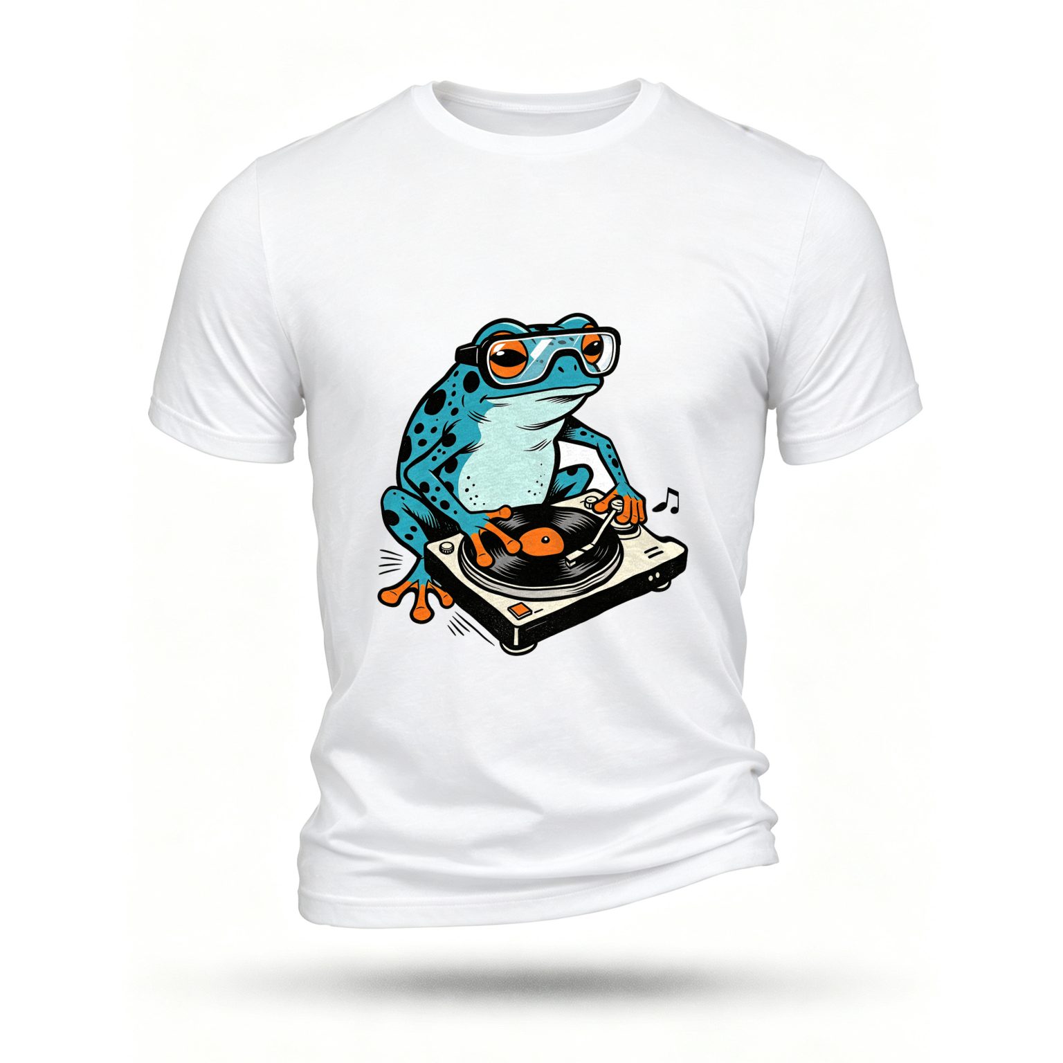 White T-shirt, front print