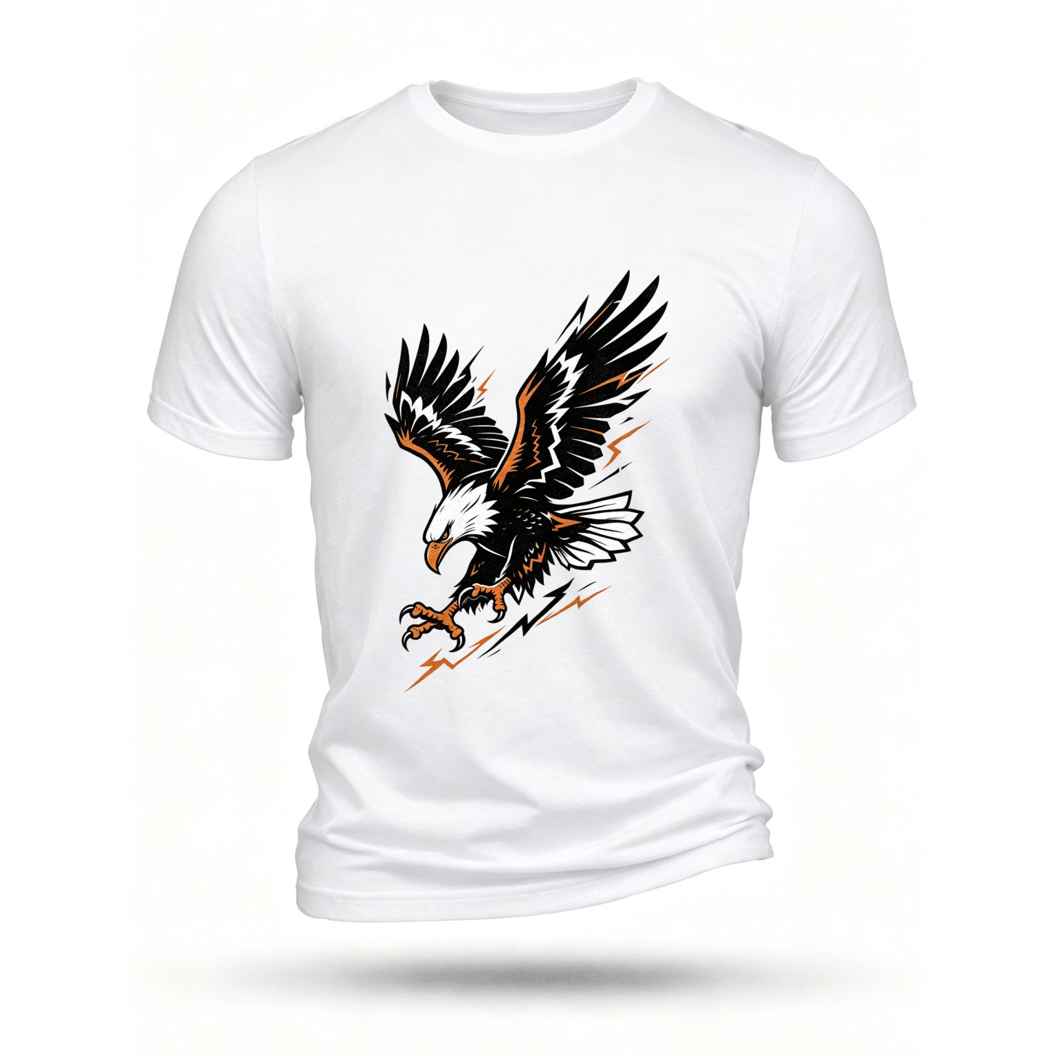 White T-shirt, front print