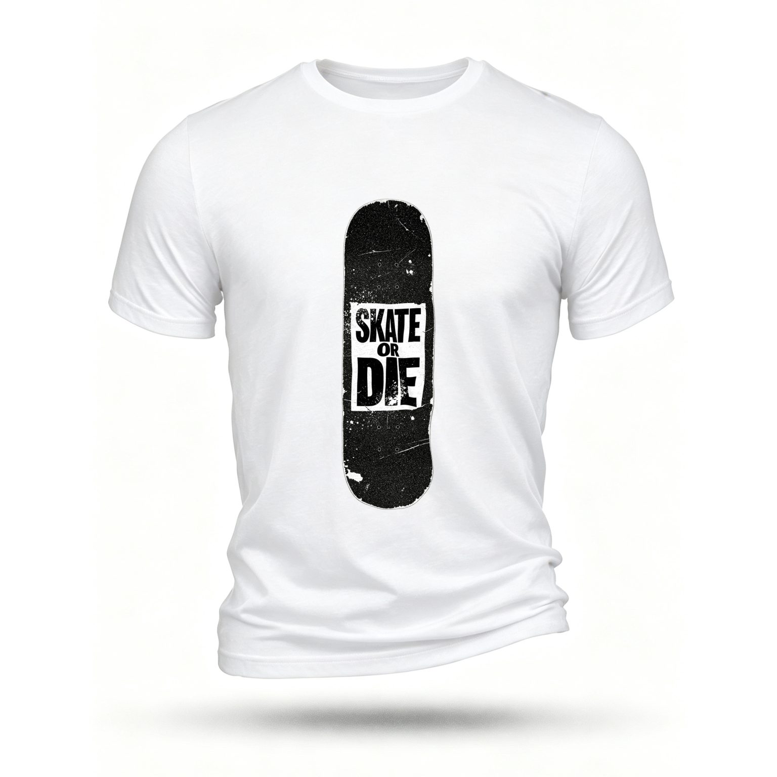White T-shirt, front print