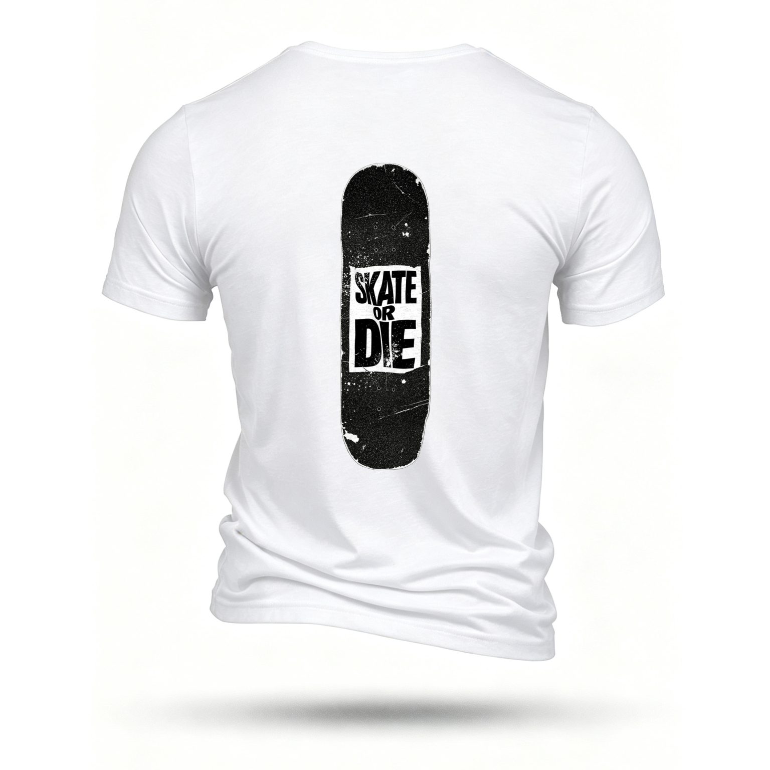 White T-shirt, back print