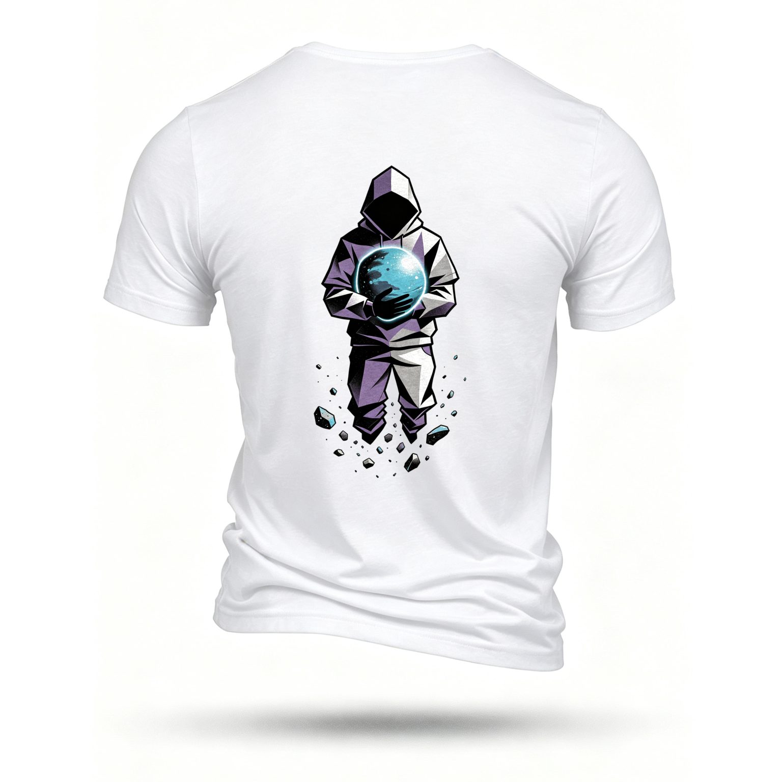 White T-shirt, back print