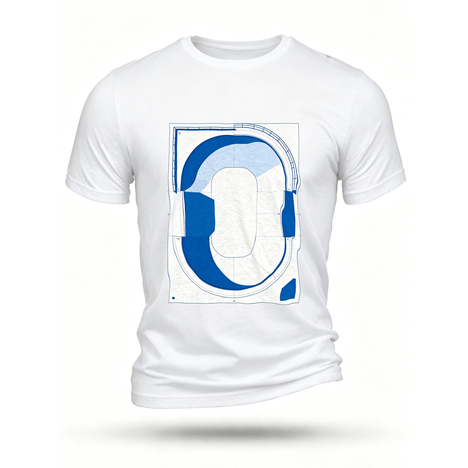 White T-shirt, front print
