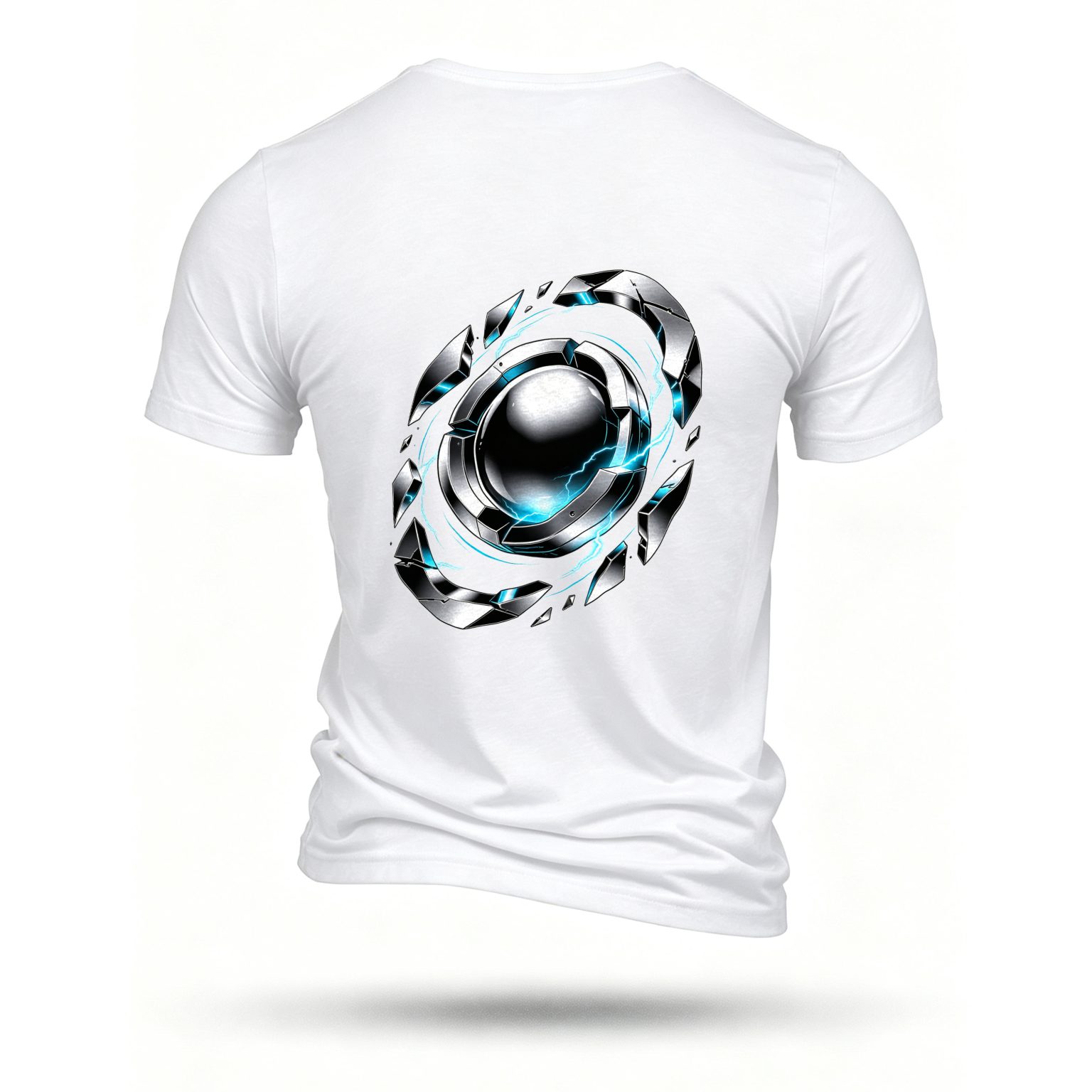White T-shirt, back print
