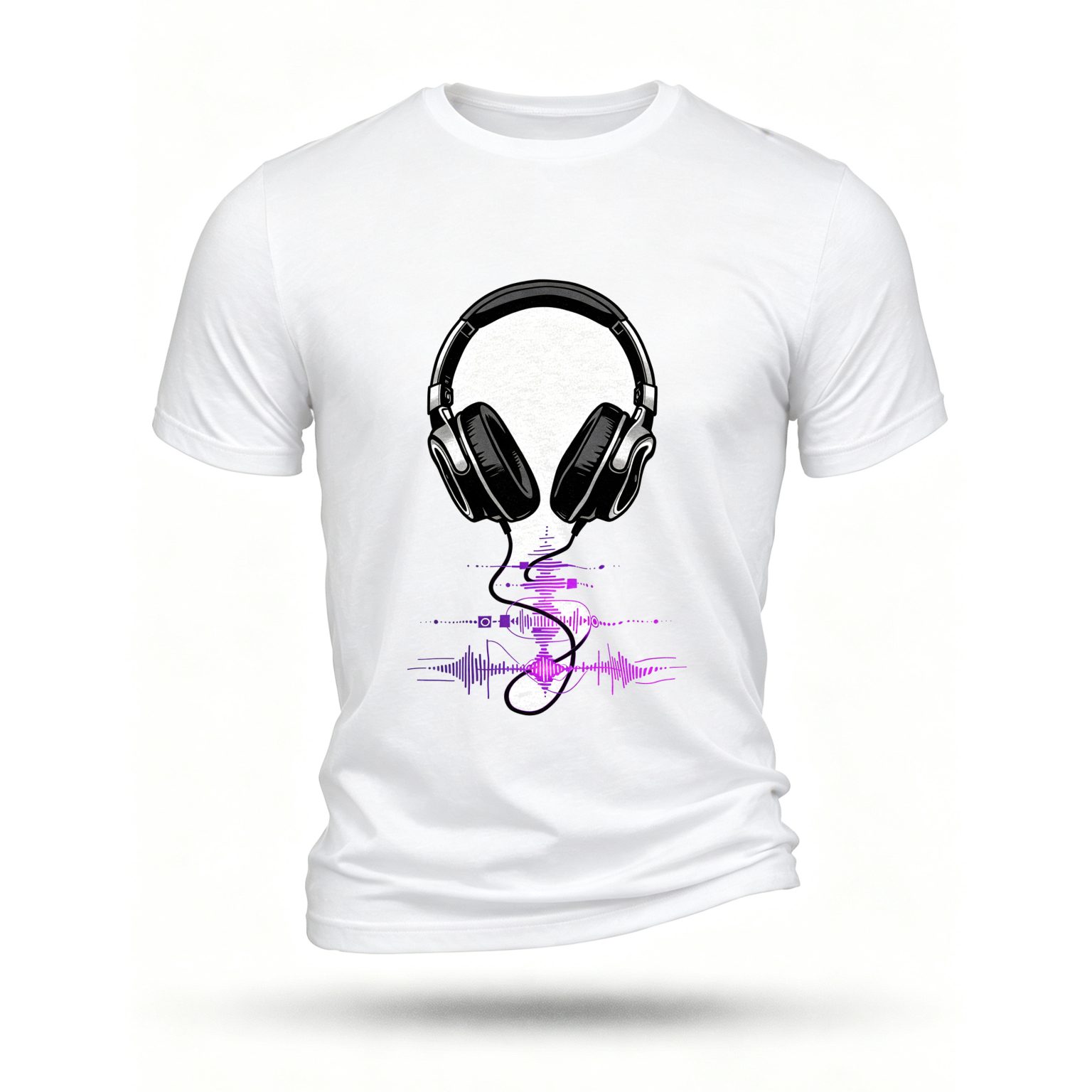 White T-shirt, front print