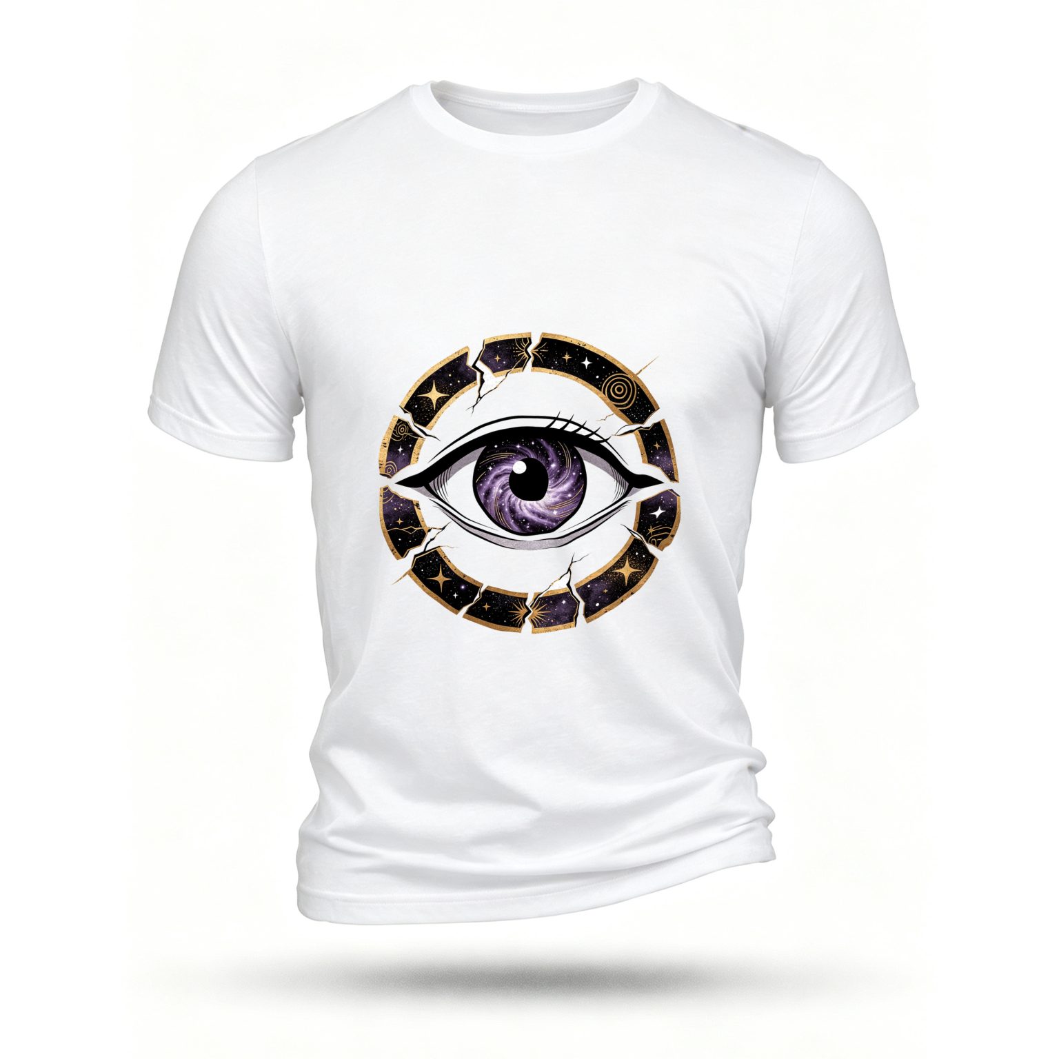 White T-shirt, front print