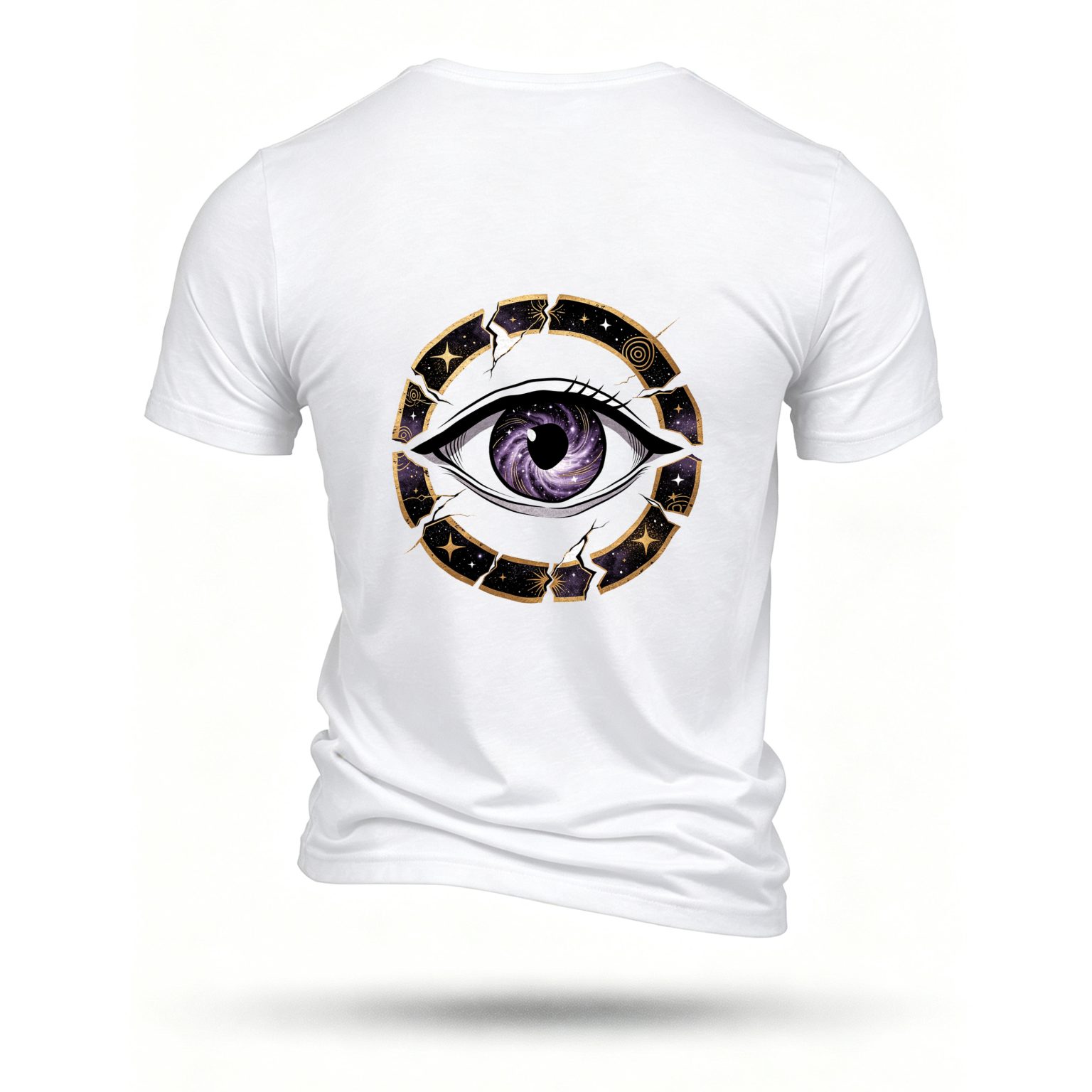 White T-shirt, back print
