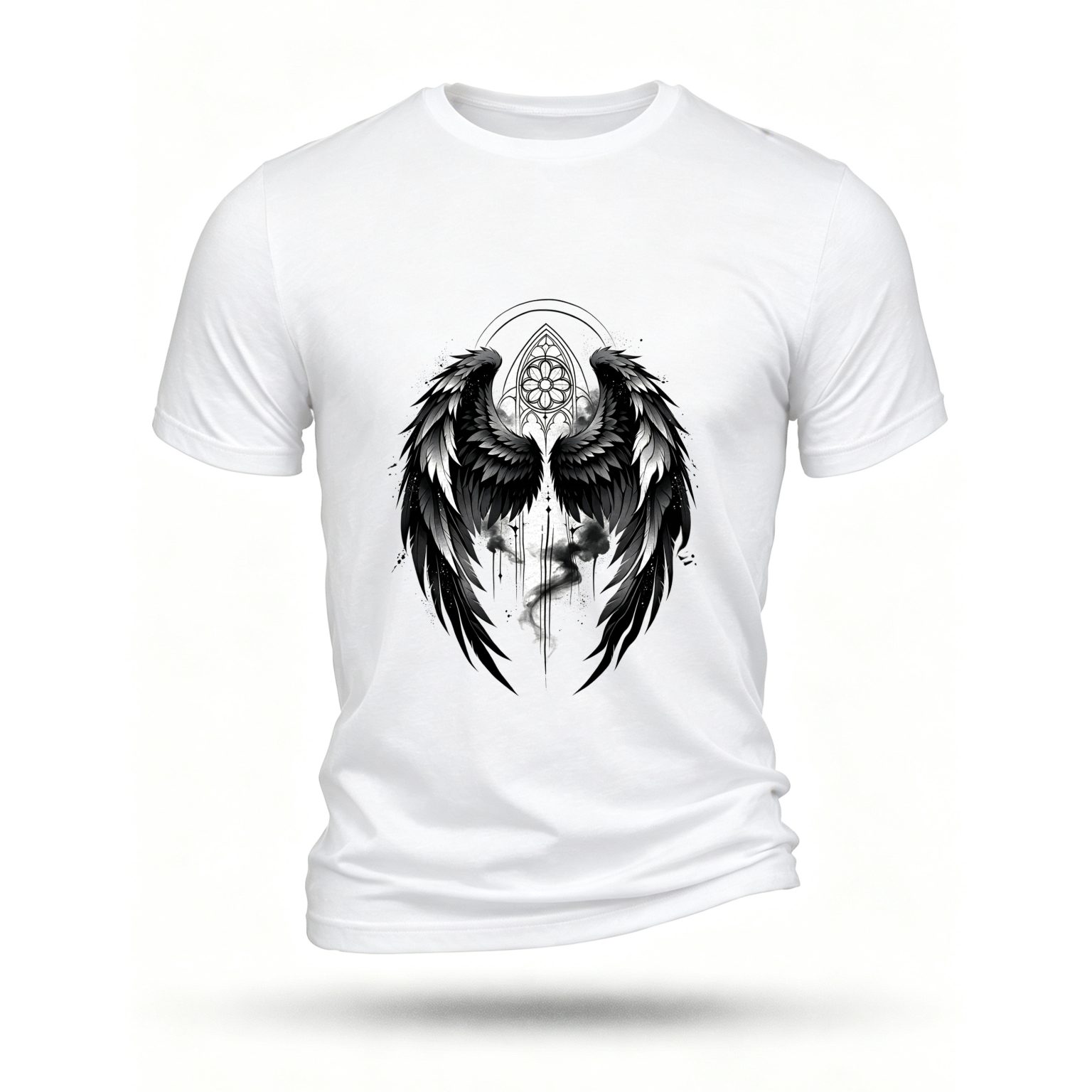 White T-shirt, front print
