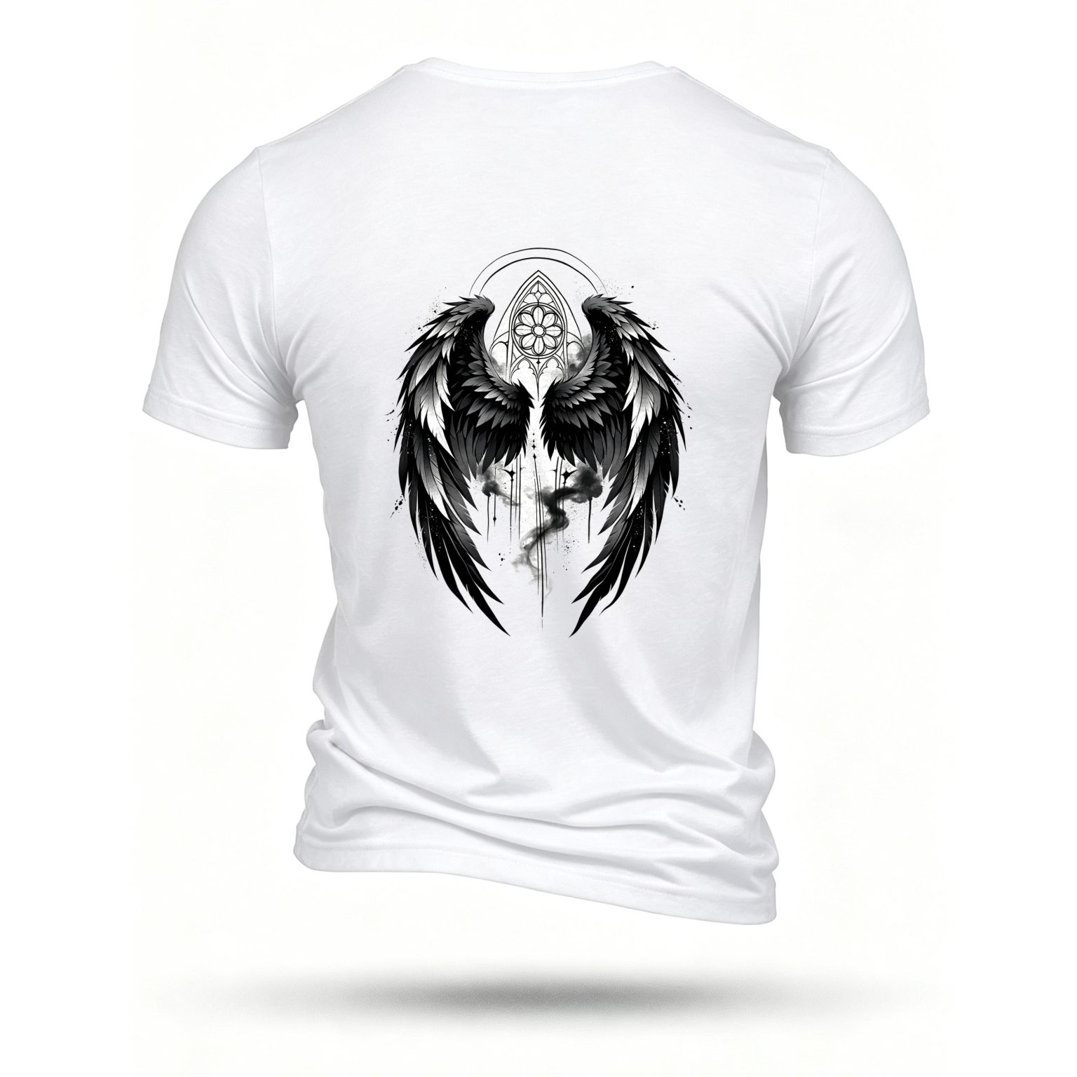 White T-shirt, back print