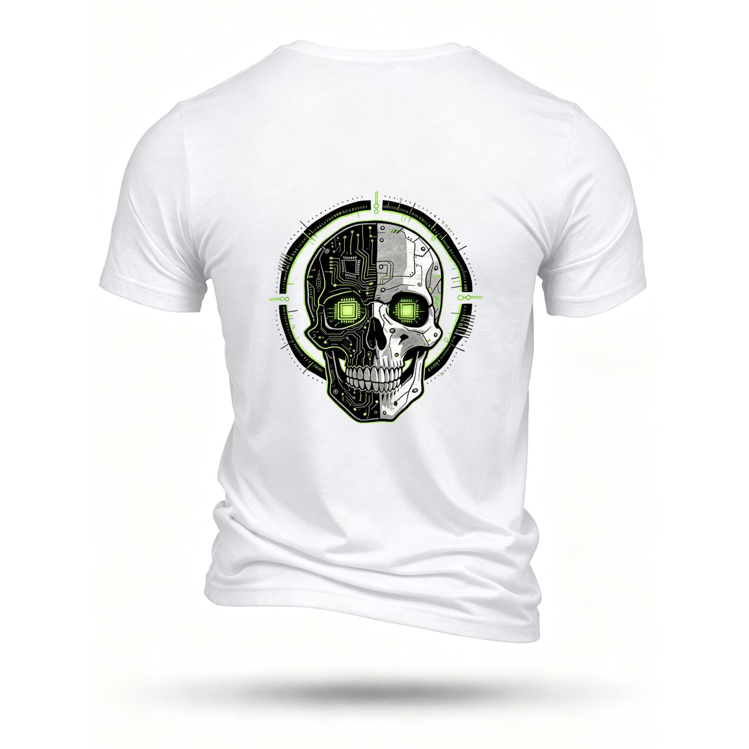 White T-shirt, back print