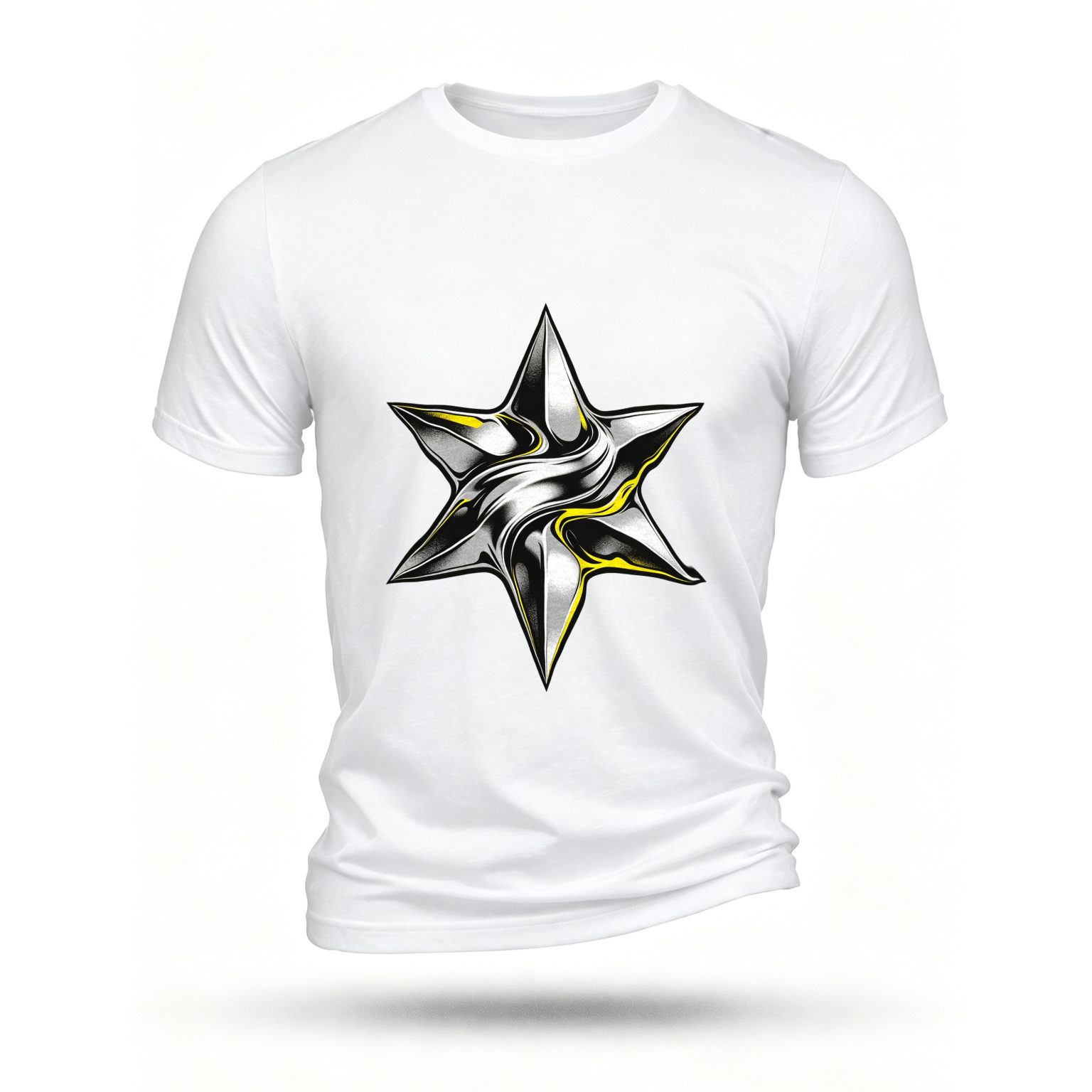 White T-shirt, front print