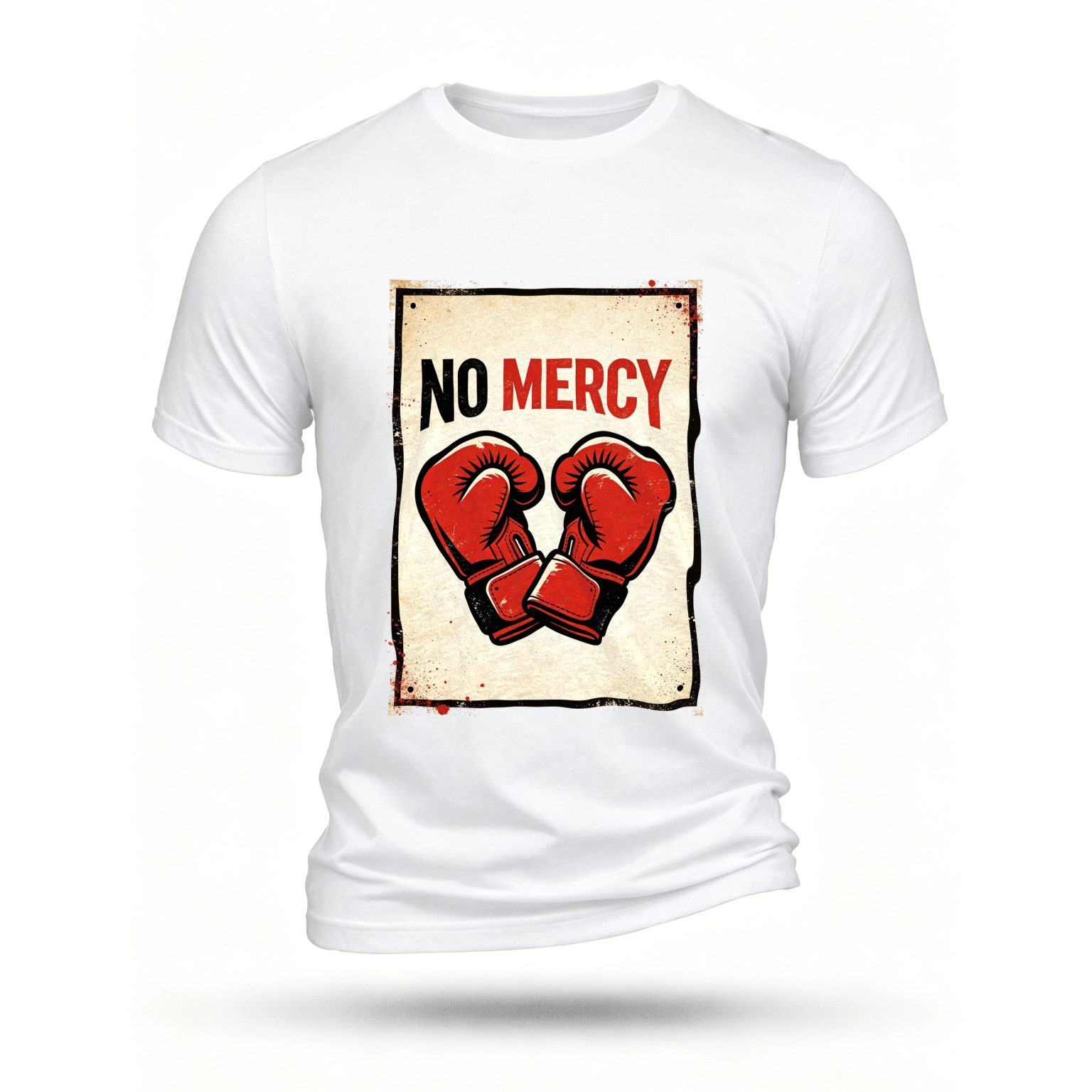 White T-shirt, front print
