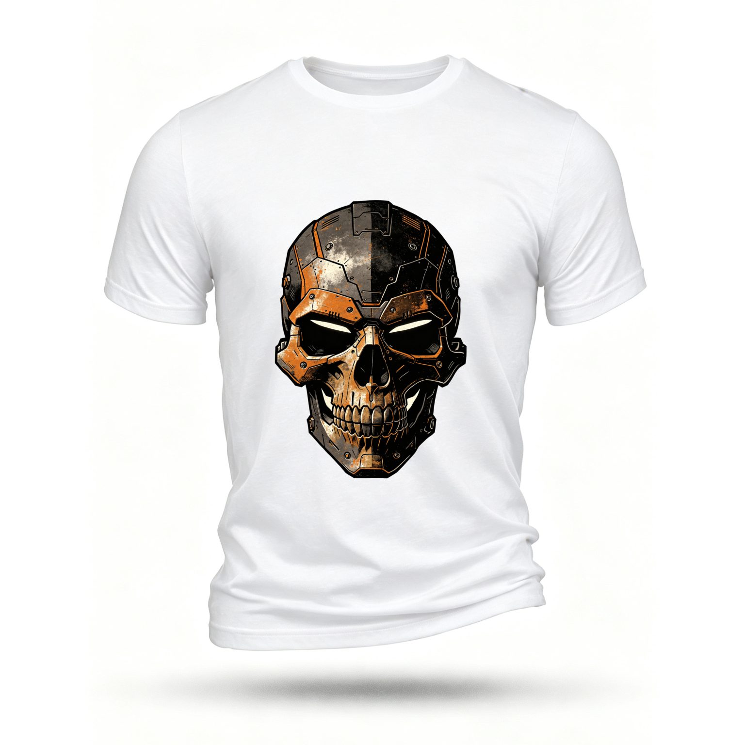 White T-shirt, front print