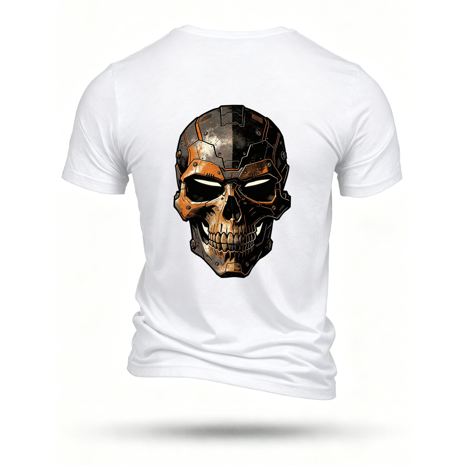 White T-shirt, back print