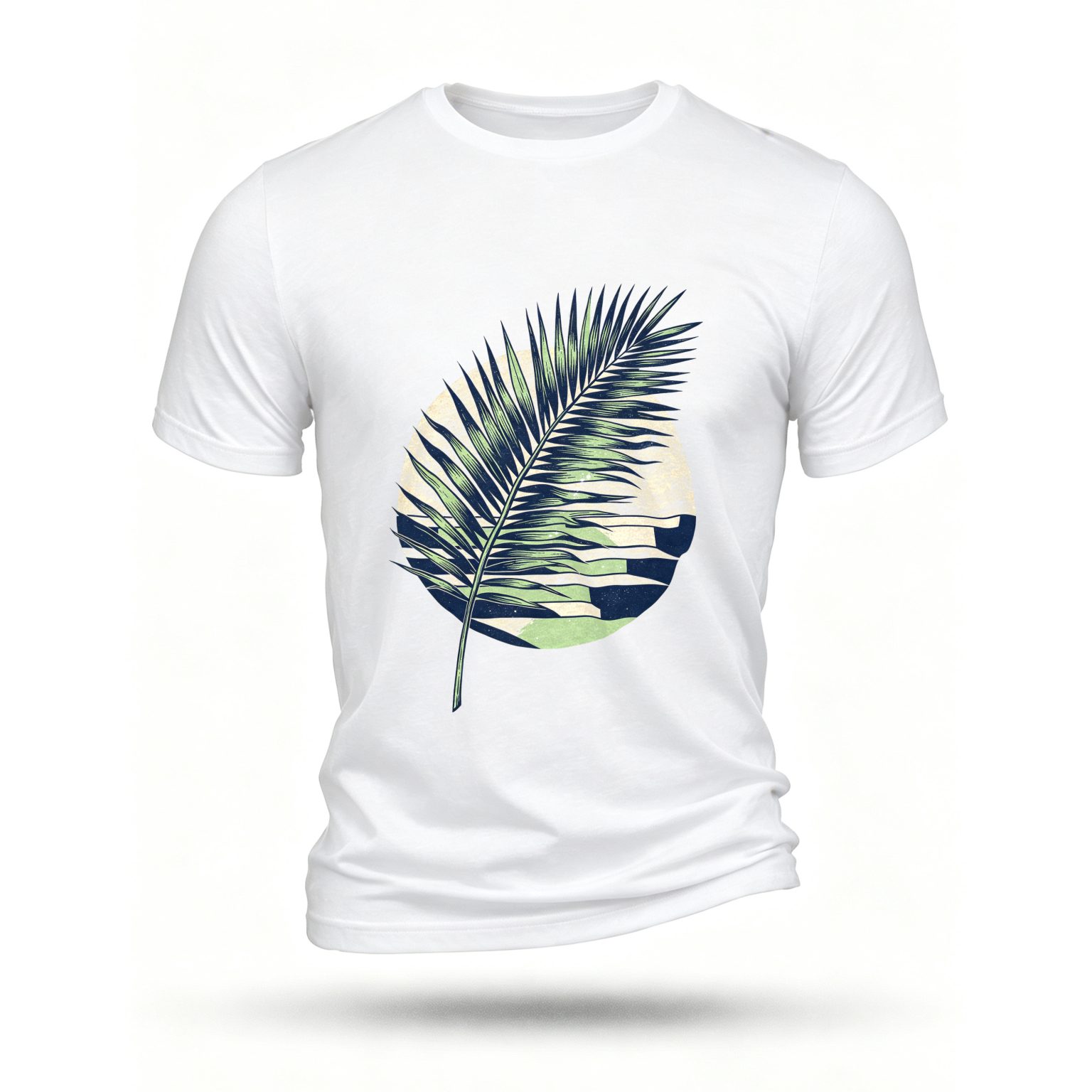 White T-shirt, front print